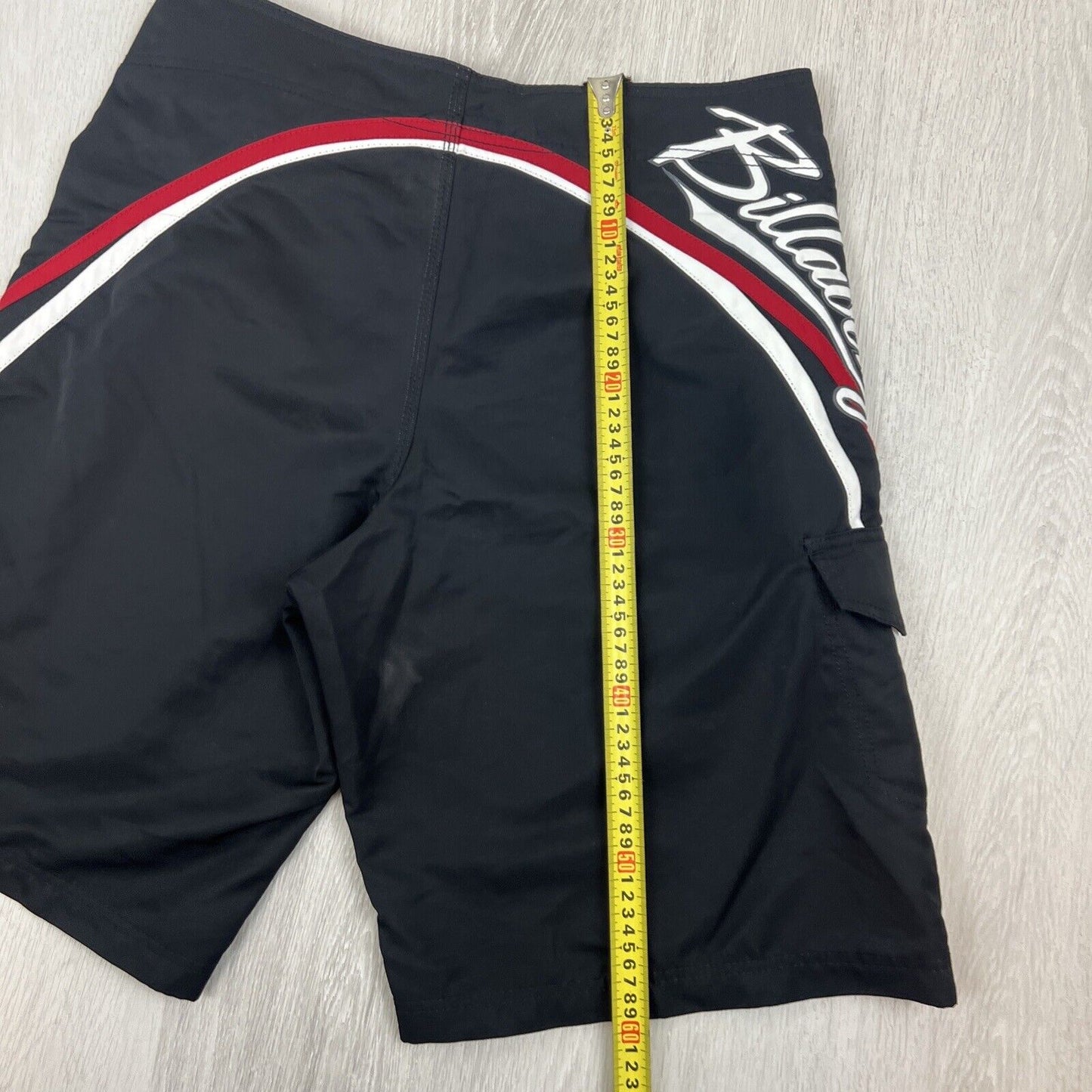 Billabong Mens Black Y2K Long Board Shorts Size 36