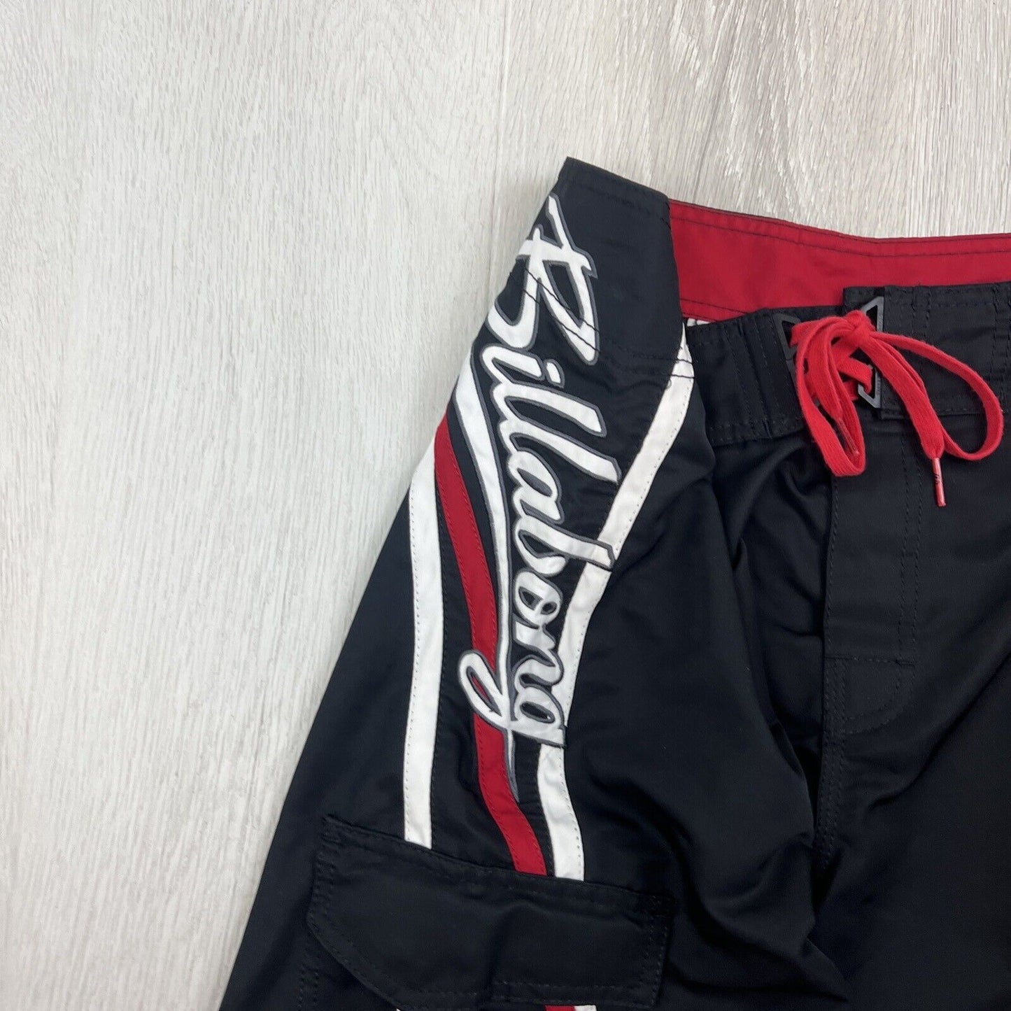 Billabong Mens Black Y2K Long Board Shorts Size 36