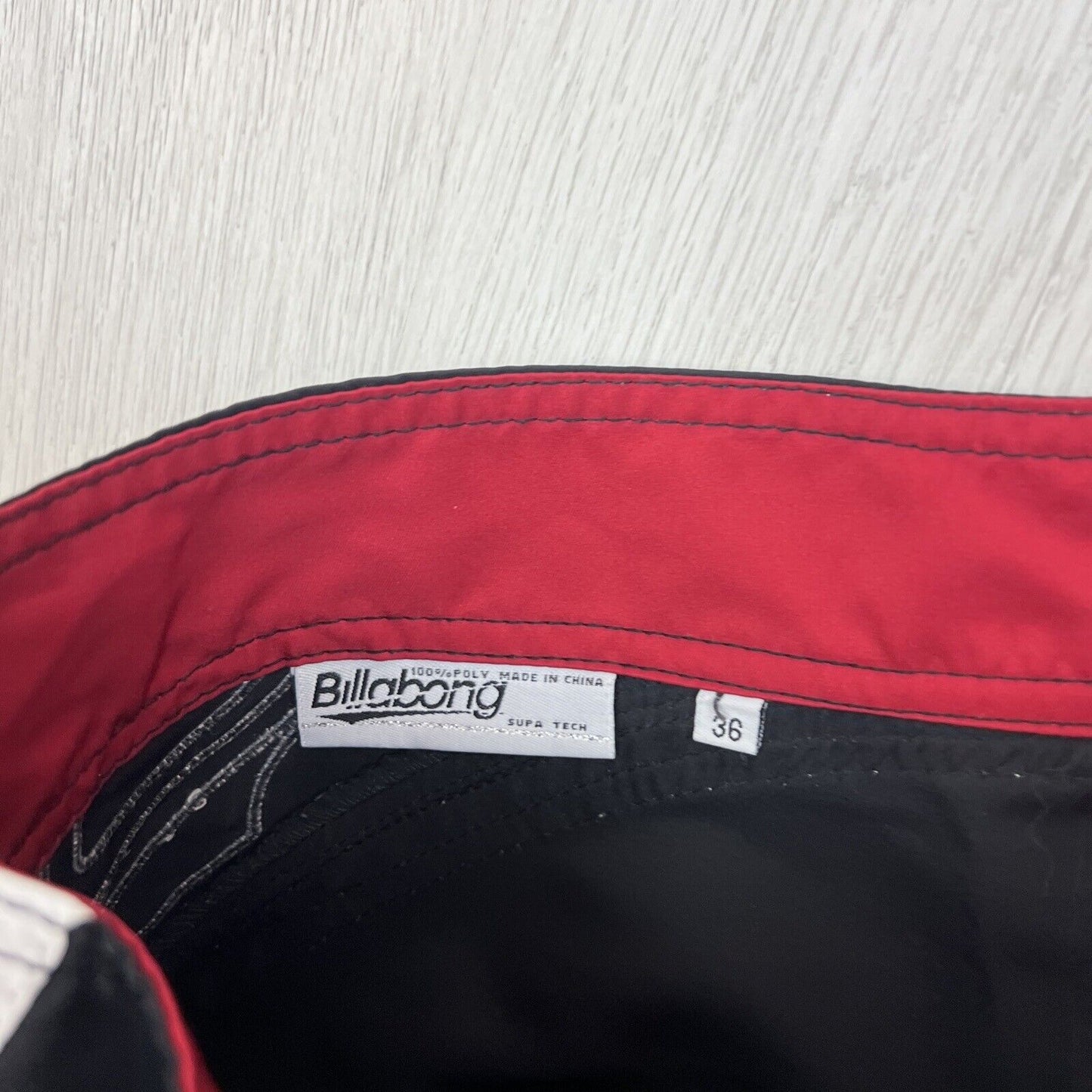 Billabong Mens Black Y2K Long Board Shorts Size 36