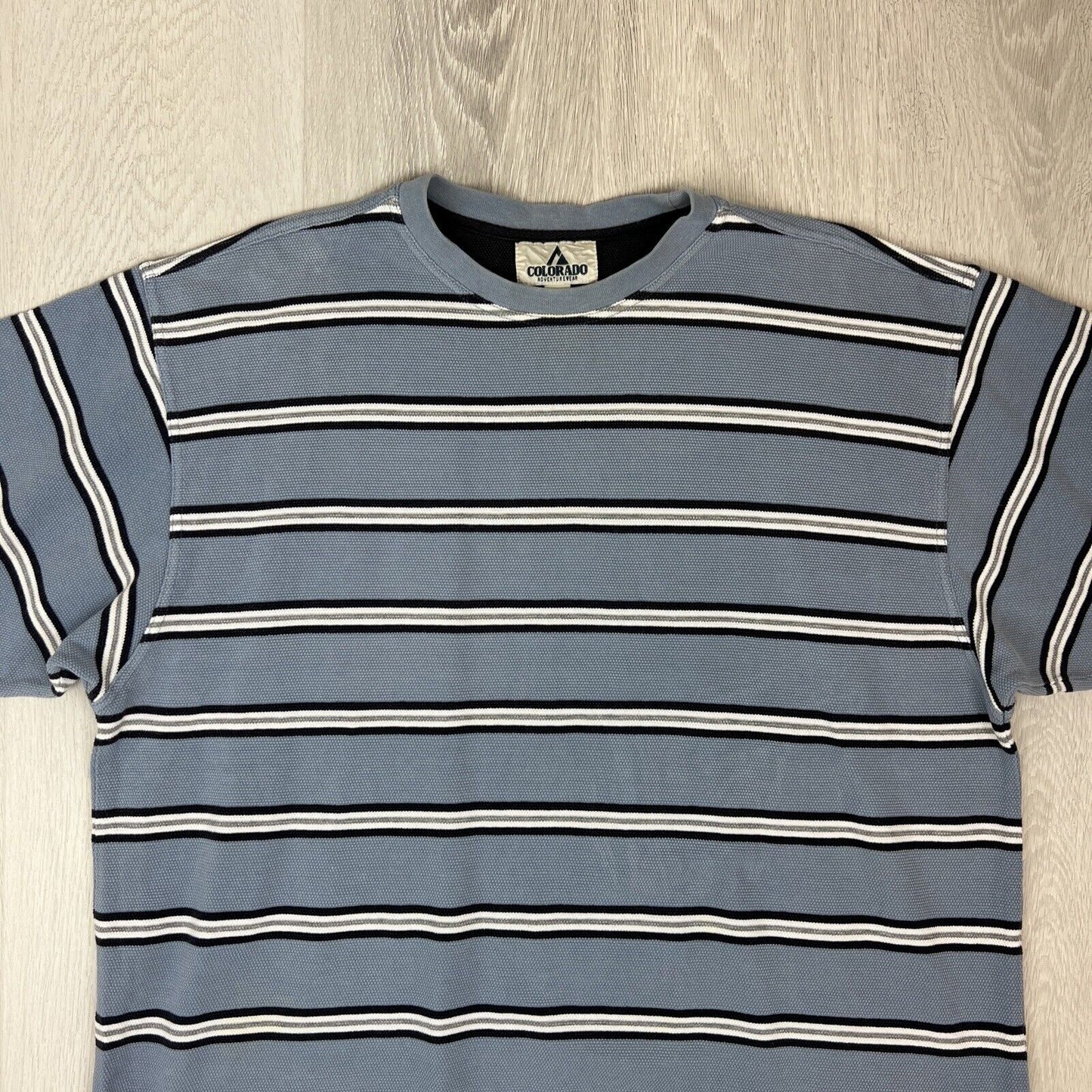 Colorado Mens Striped Heavyweight T-Shirt Size XL