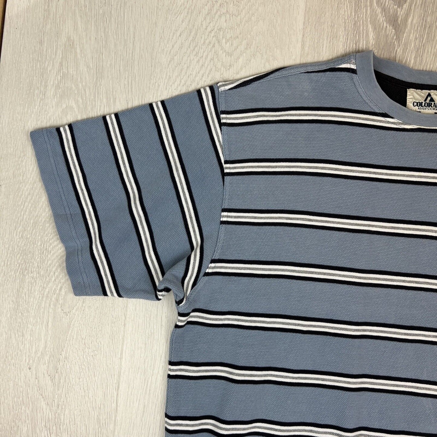 Colorado Mens Striped Heavyweight T-Shirt Size XL