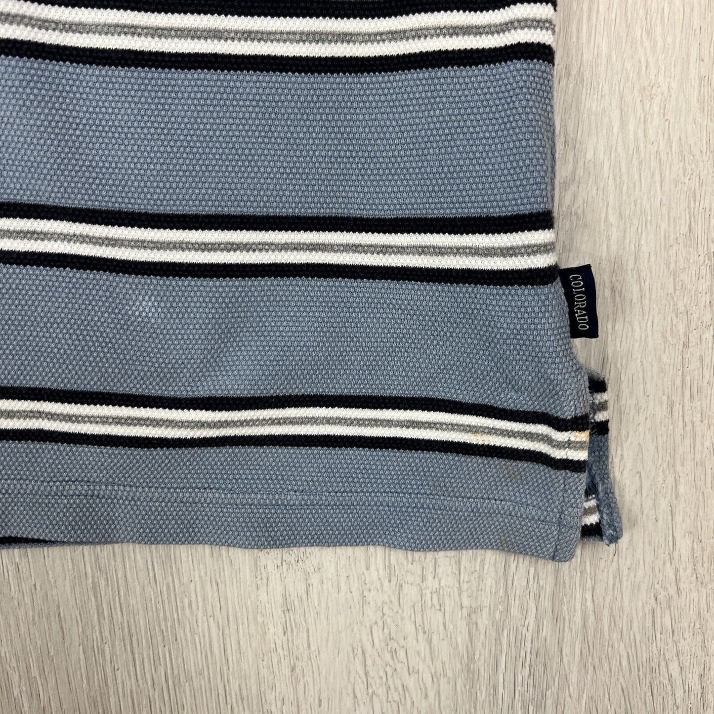 Colorado Mens Striped Heavyweight T-Shirt Size XL