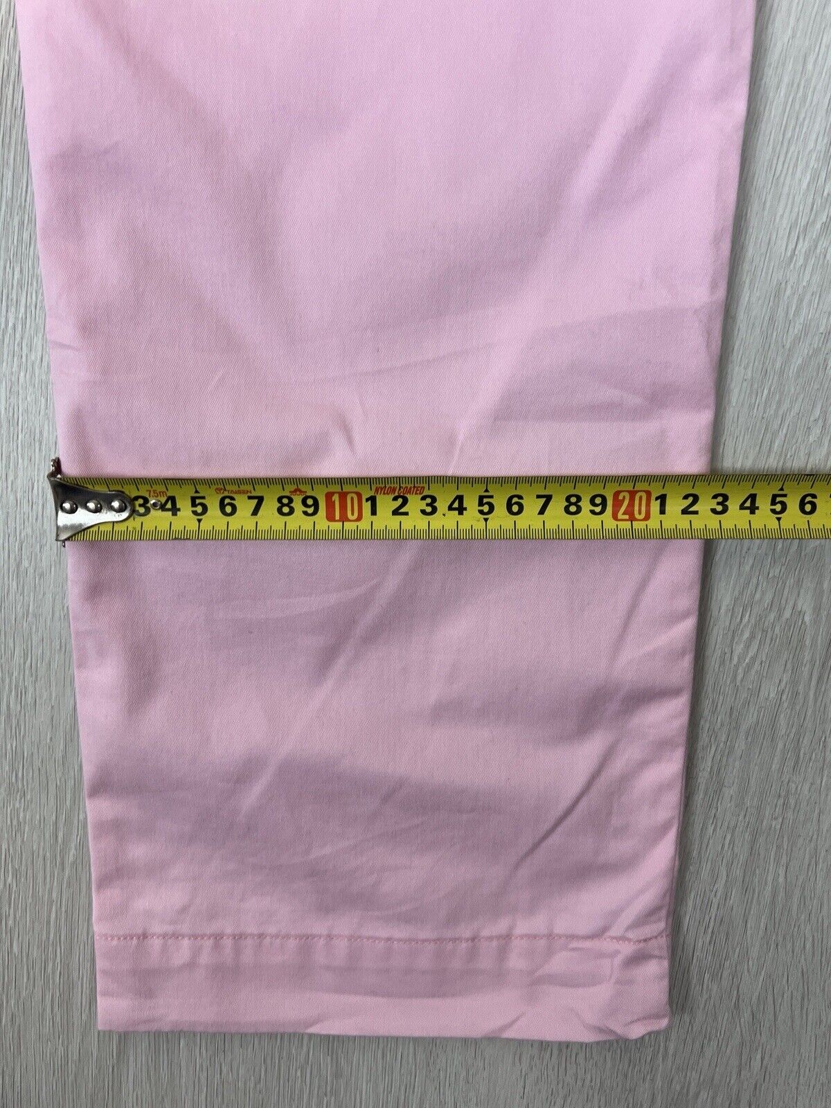 Polo Ralph Lauren Mens Classic Fit Stretch Pink Chinos Size 34/30