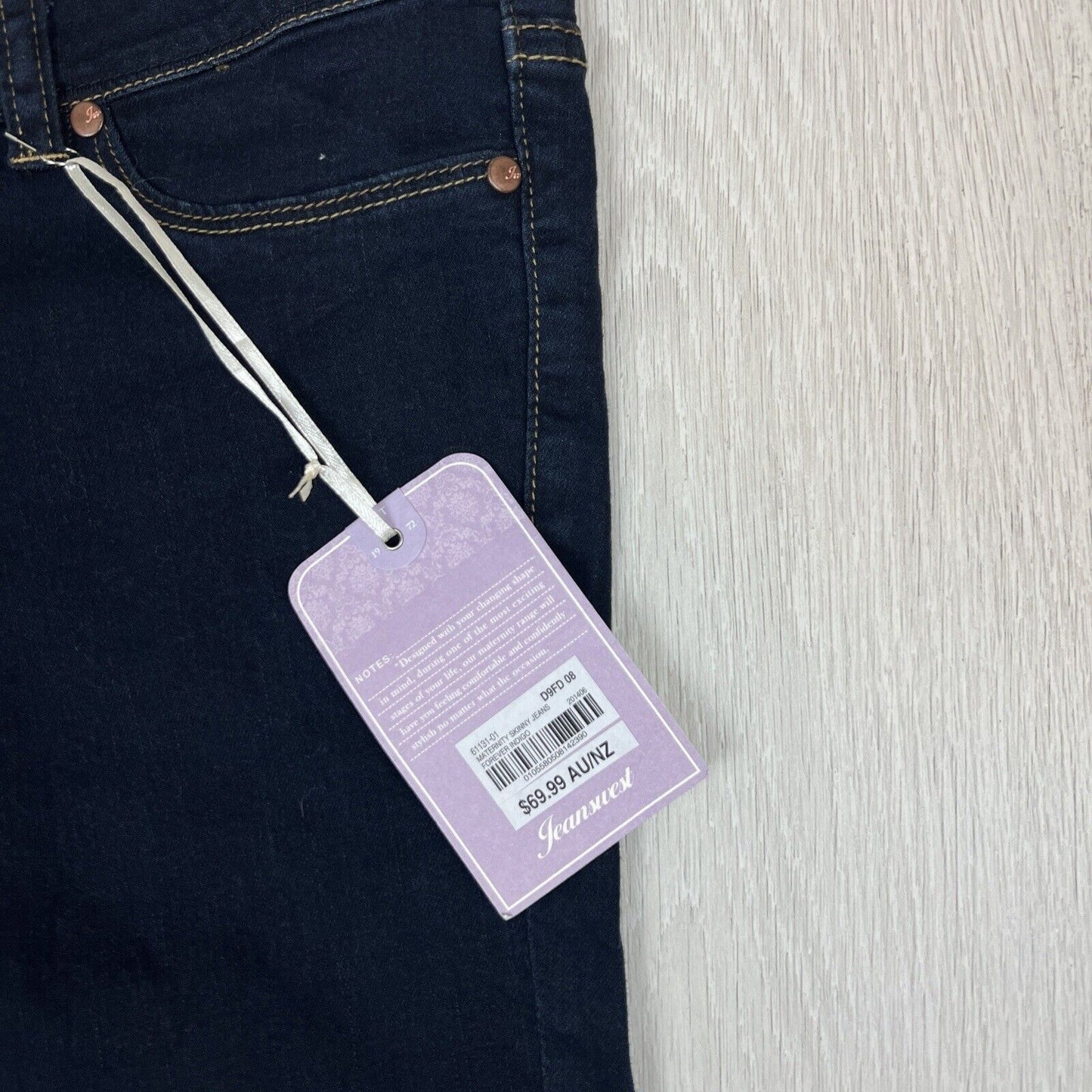 Jeanswest Womens Skinny Maternity Jeans Size 8 (New)