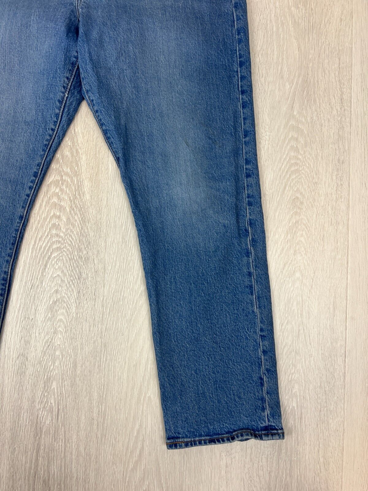 Levi’s Wedgie Womens Blue Straight Denim Jeans Size 32