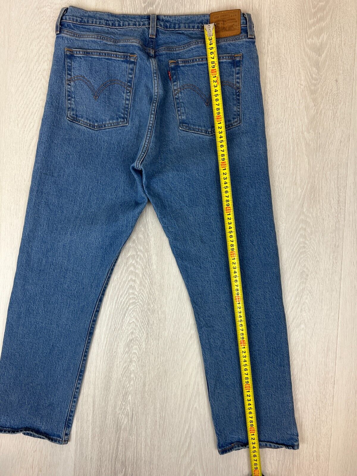 Levi’s Wedgie Womens Blue Straight Denim Jeans Size 32