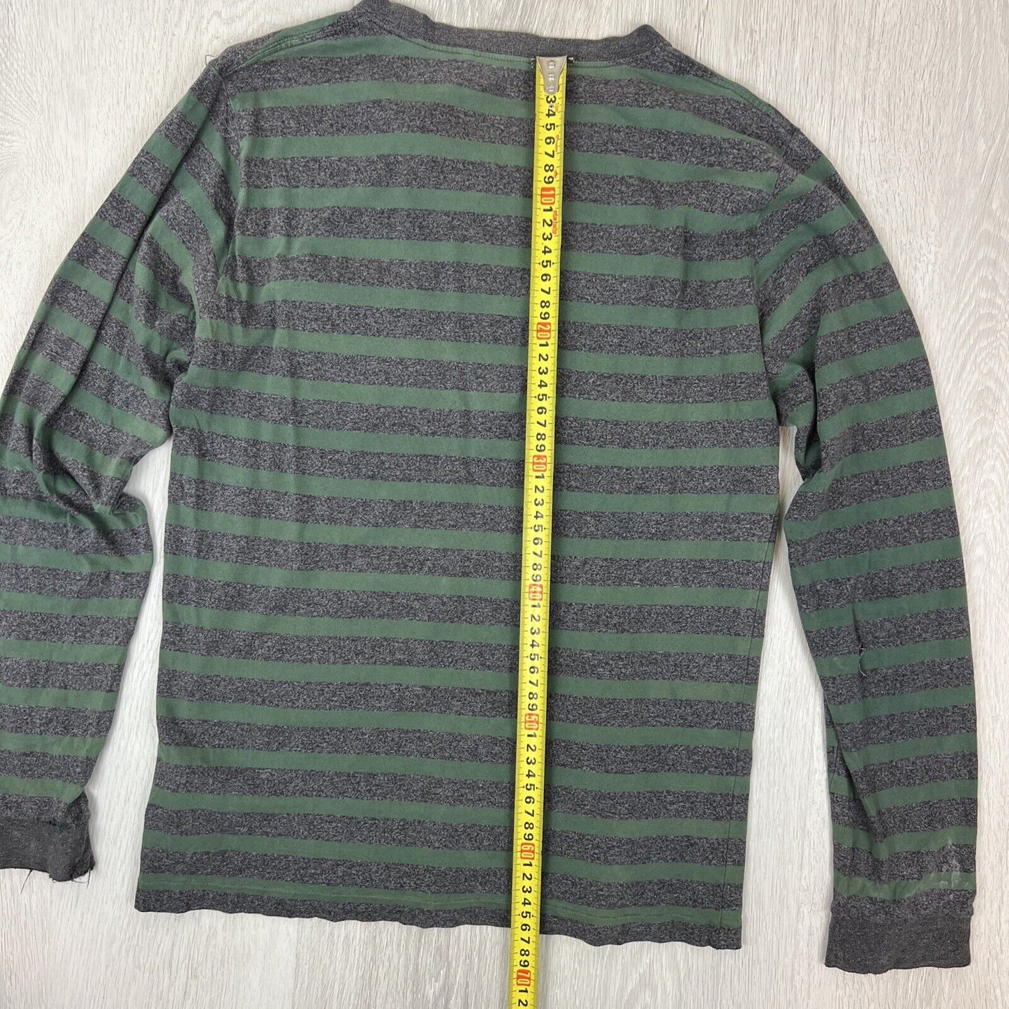 Carhartt Mens Striped Long Sleeve T-Shirt Size Medium