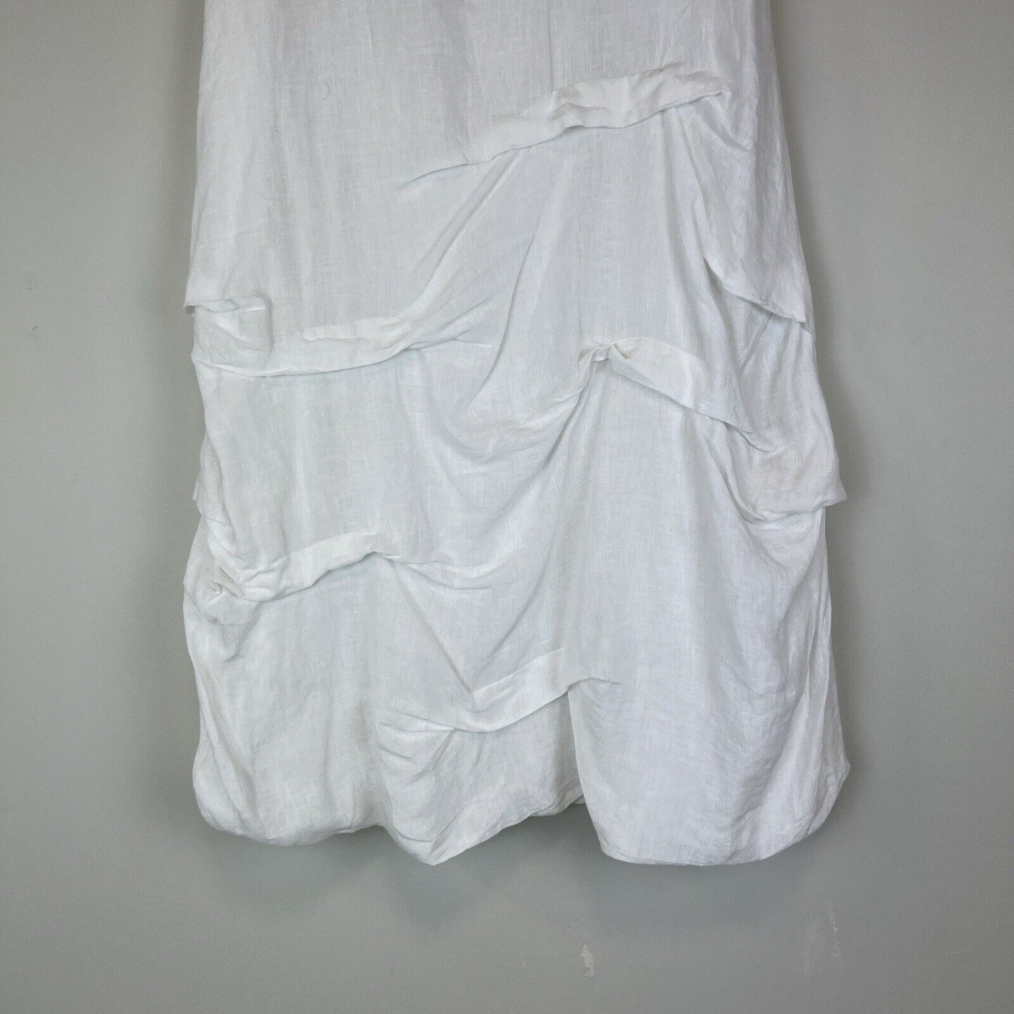 Chalet Womens 100% Linen White Dress Size Large