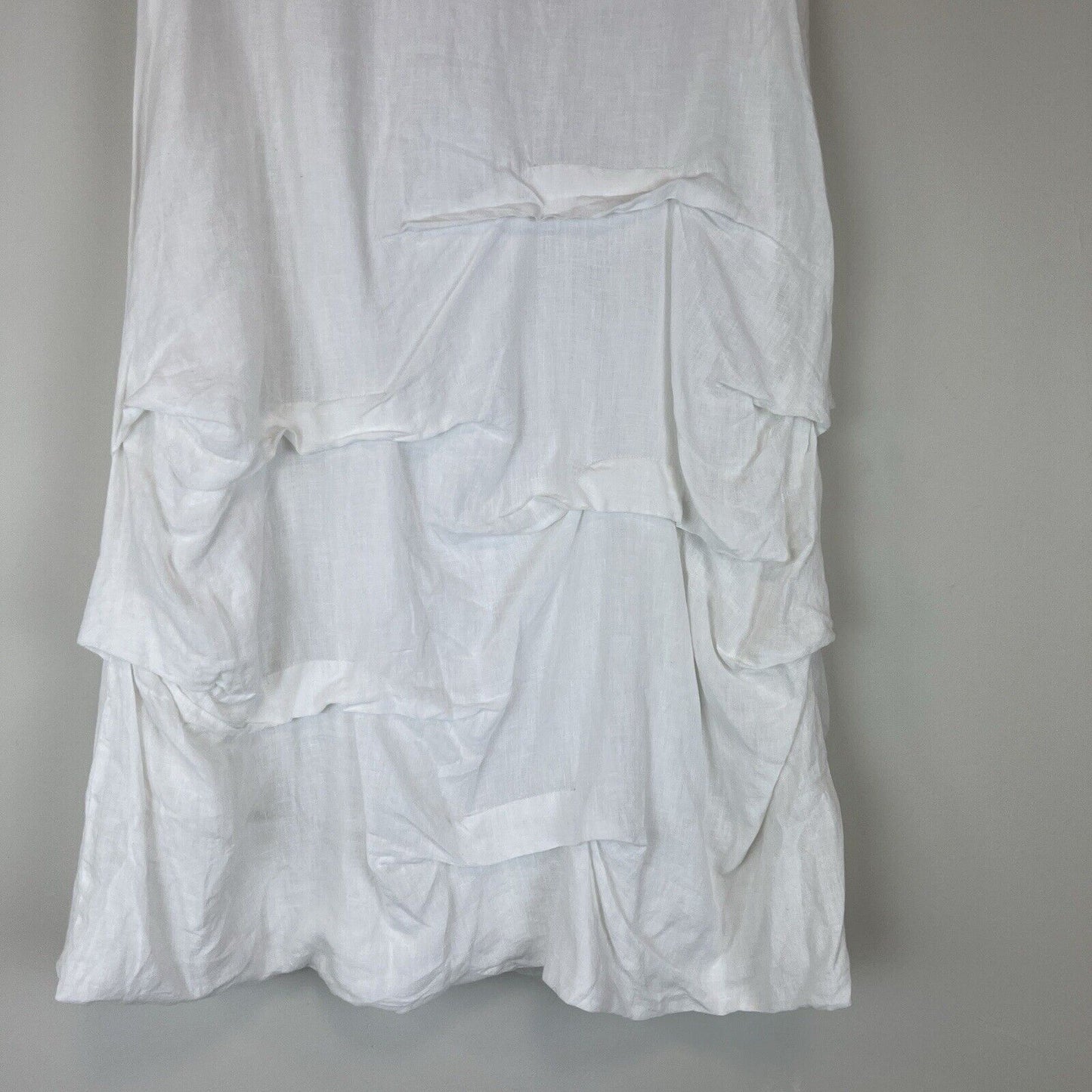 Chalet Womens 100% Linen White Dress Size Large