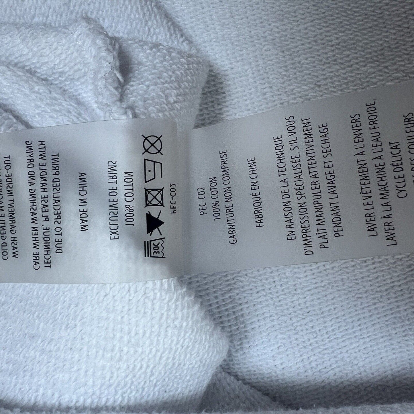P.E Nation Womens White Cropped Pullover Sweatshirt Jumper Size Small