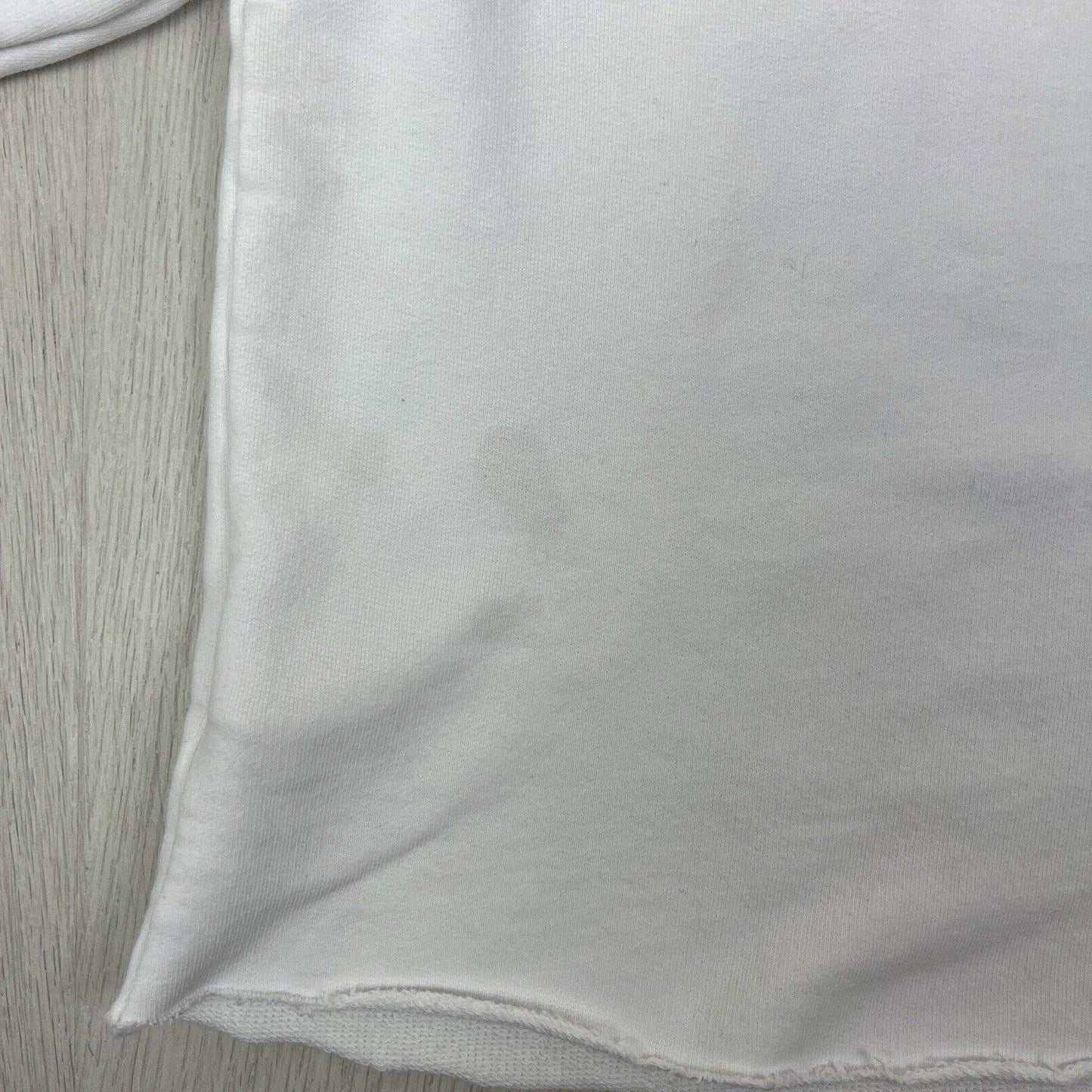 P.E Nation Womens White Cropped Pullover Sweatshirt Jumper Size Small