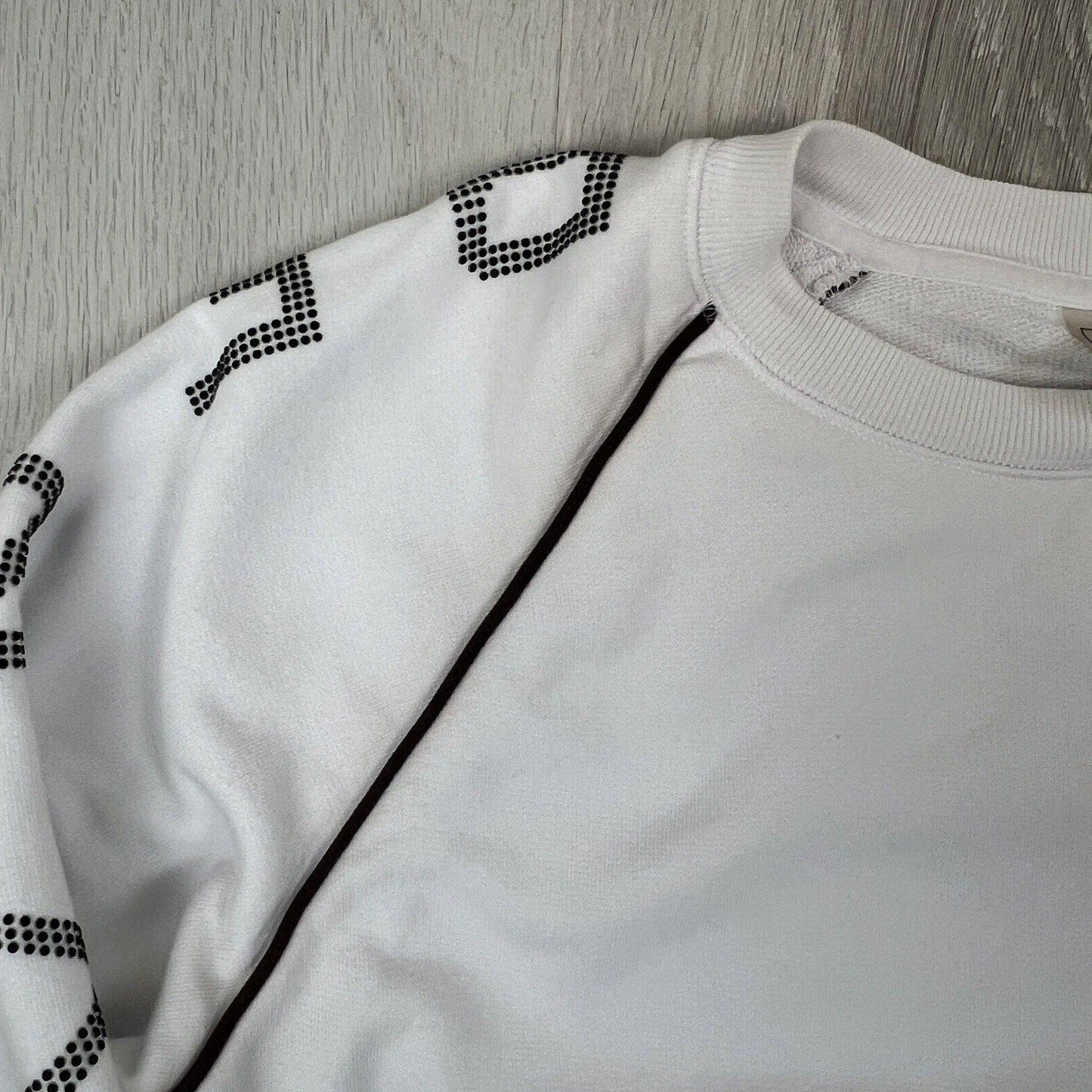 P.E Nation Womens White Cropped Pullover Sweatshirt Jumper Size Small