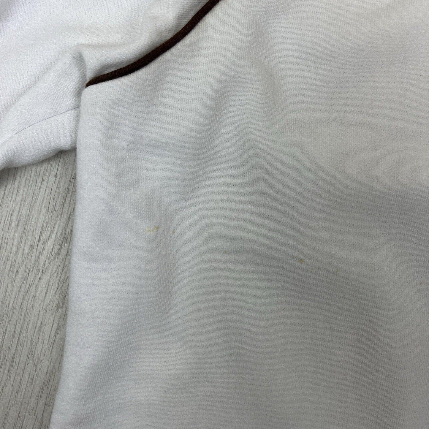 P.E Nation Womens White Cropped Pullover Sweatshirt Jumper Size Small
