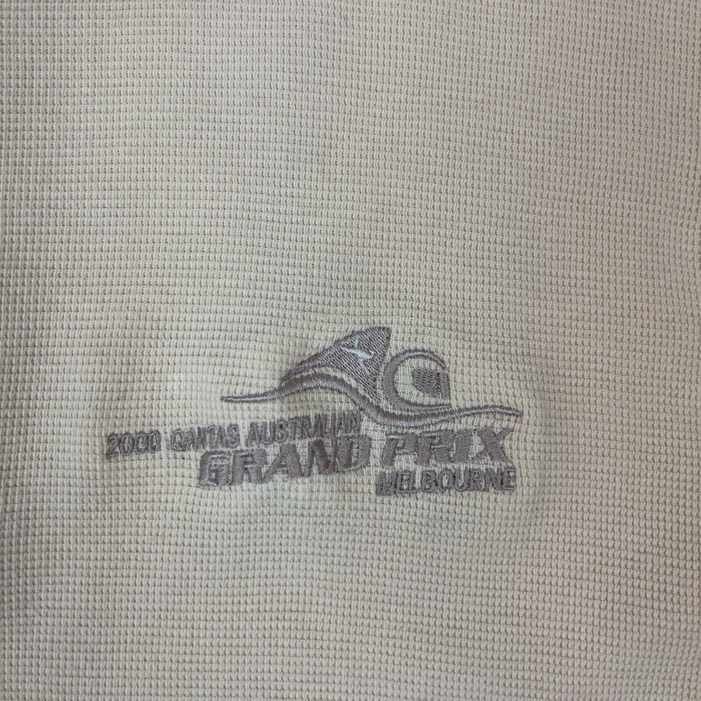 Vintage 2000 Qantas Australian Grand Prix Formula 1 Mens Black Polo Shirt Size S