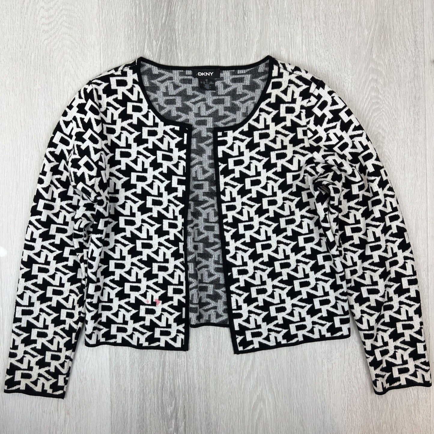 DKNY Womens Knitted Cardigan /Sweater Size Medium (read desc)