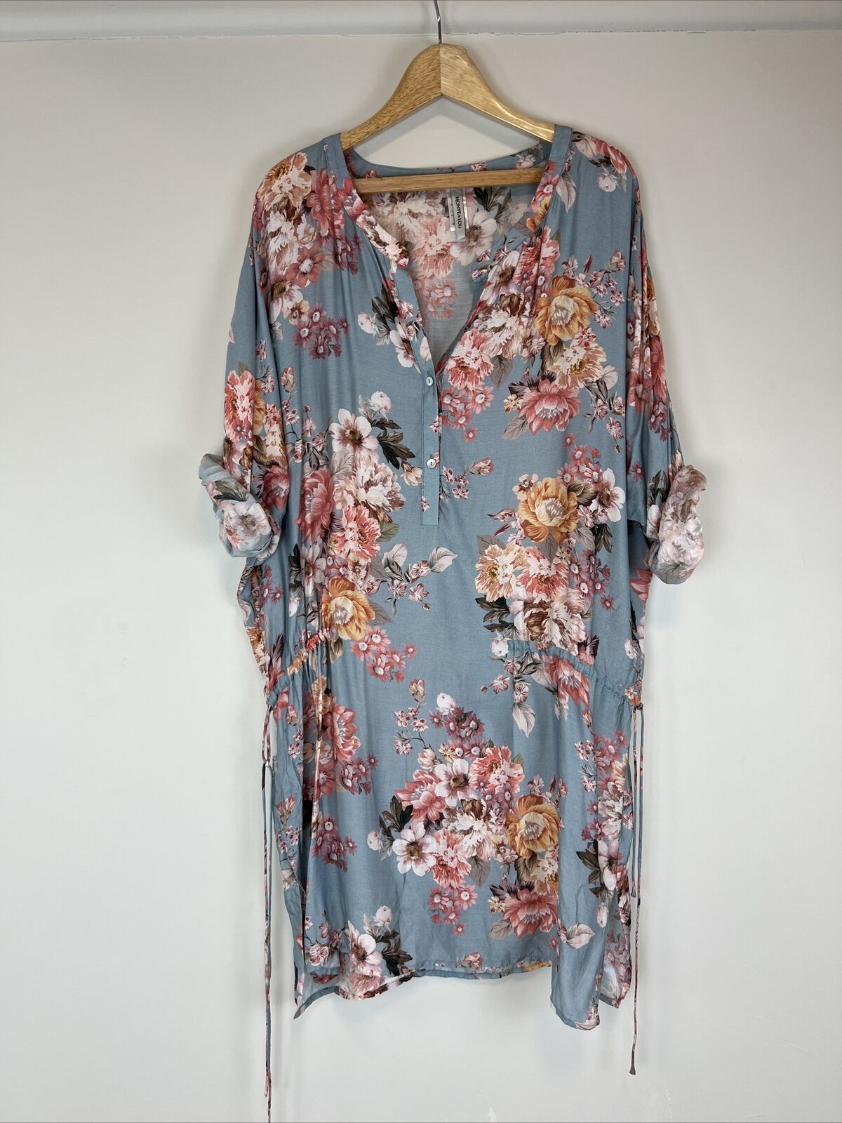 Monte & Lou Womens Silk Blend Dress Size M/L