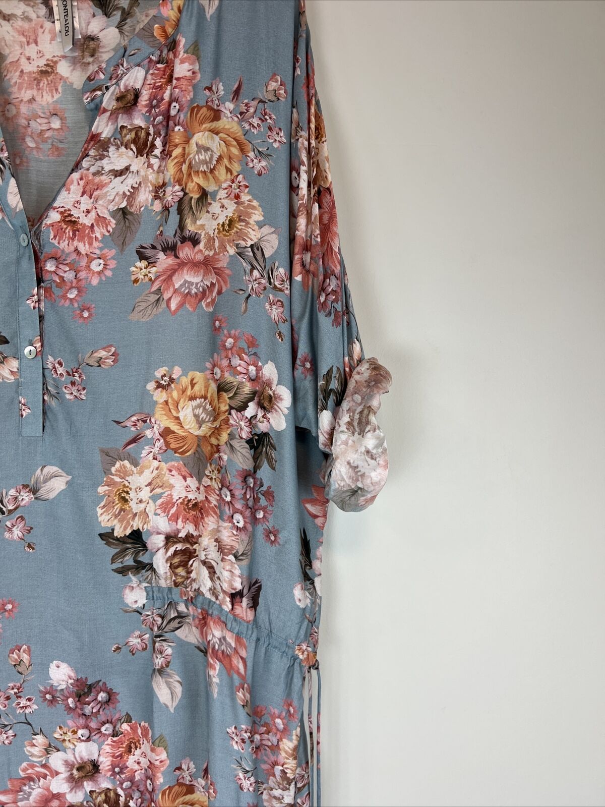 Monte & Lou Womens Silk Blend Dress Size M/L