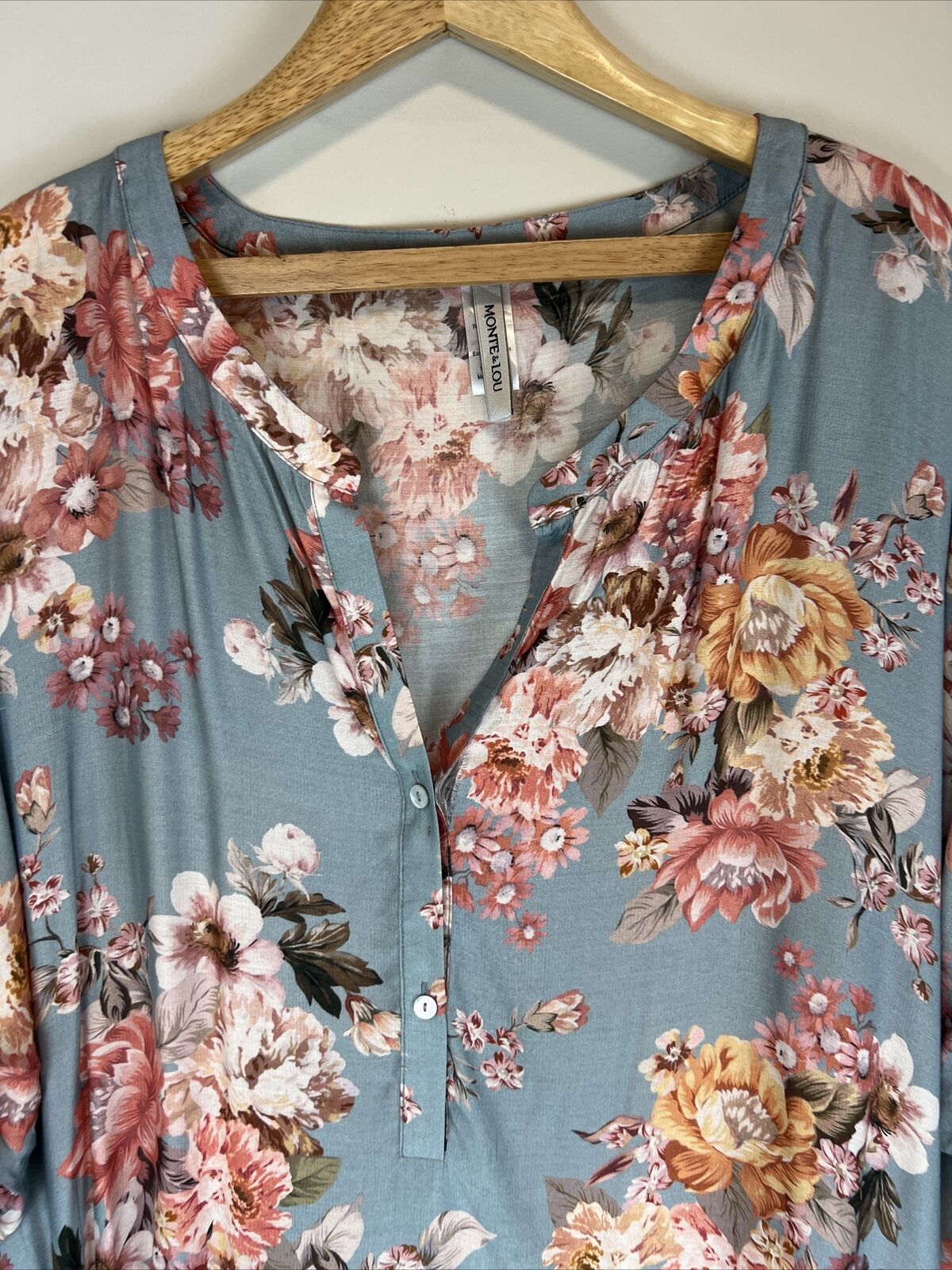 Monte & Lou Womens Silk Blend Dress Size M/L