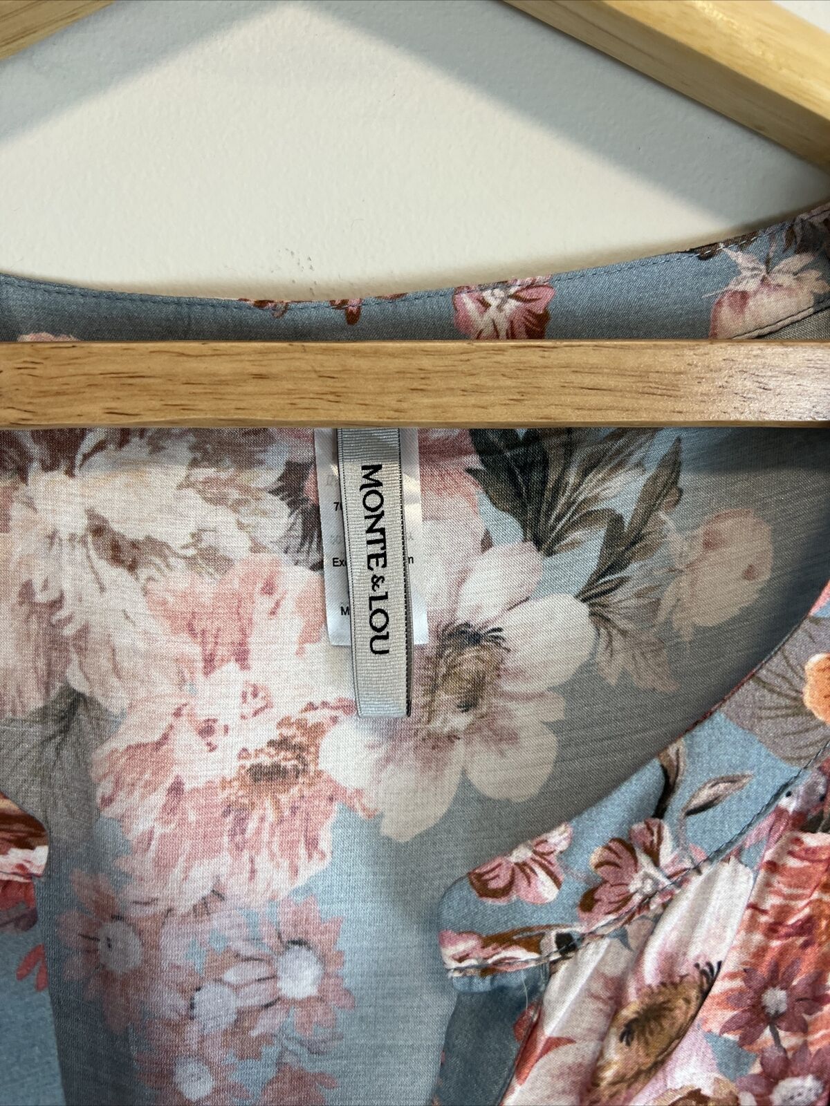 Monte & Lou Womens Silk Blend Dress Size M/L