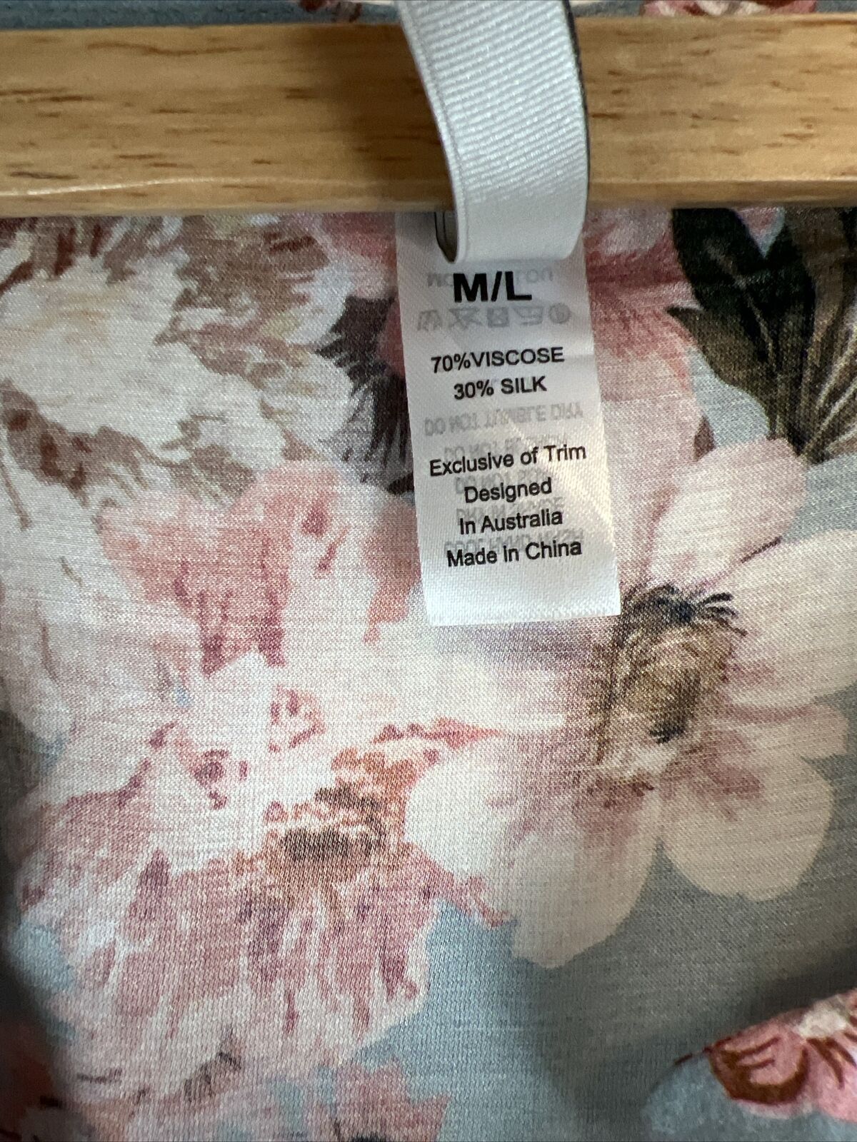 Monte & Lou Womens Silk Blend Dress Size M/L