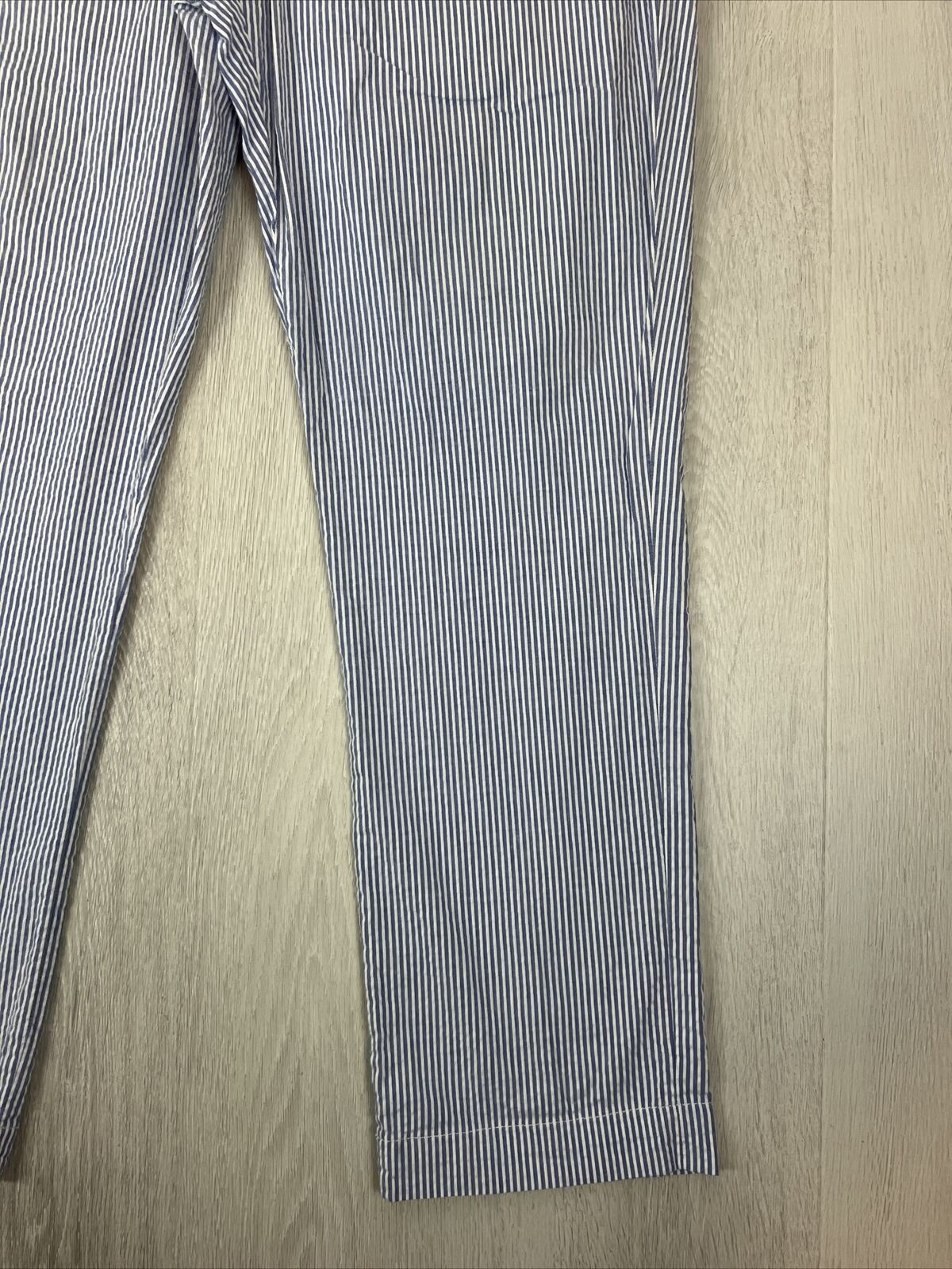 Polo Ralph Lauren Mens Stretch Straight Striped Cotton Pants Size 36/30