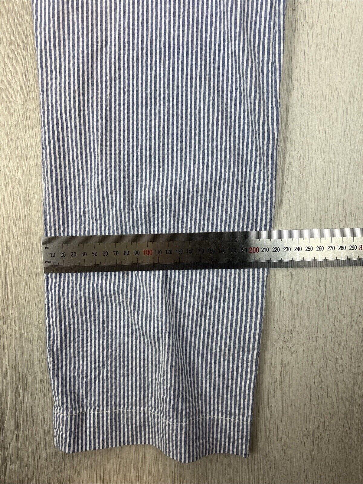 Polo Ralph Lauren Mens Stretch Straight Striped Cotton Pants Size 36/30