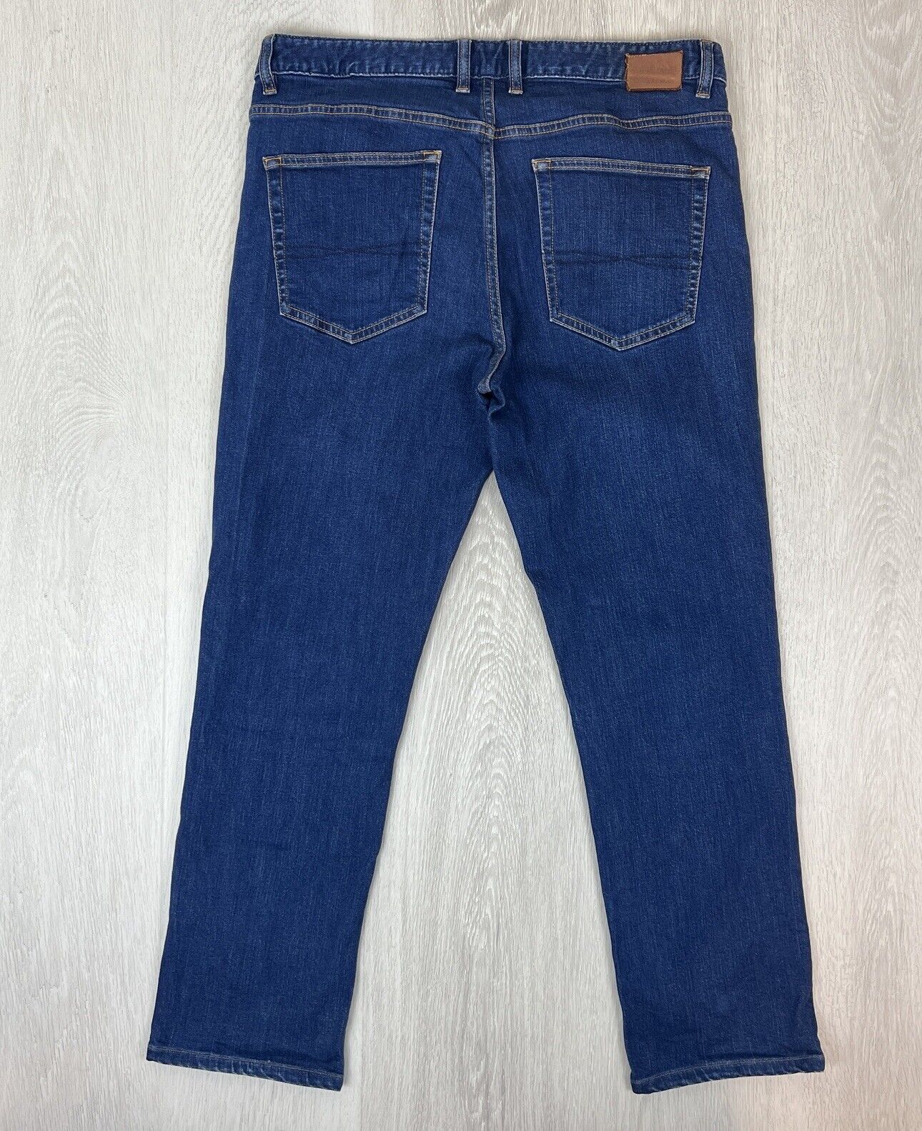 Gazman Mens Straight Stretch Denim Jeans Size 34