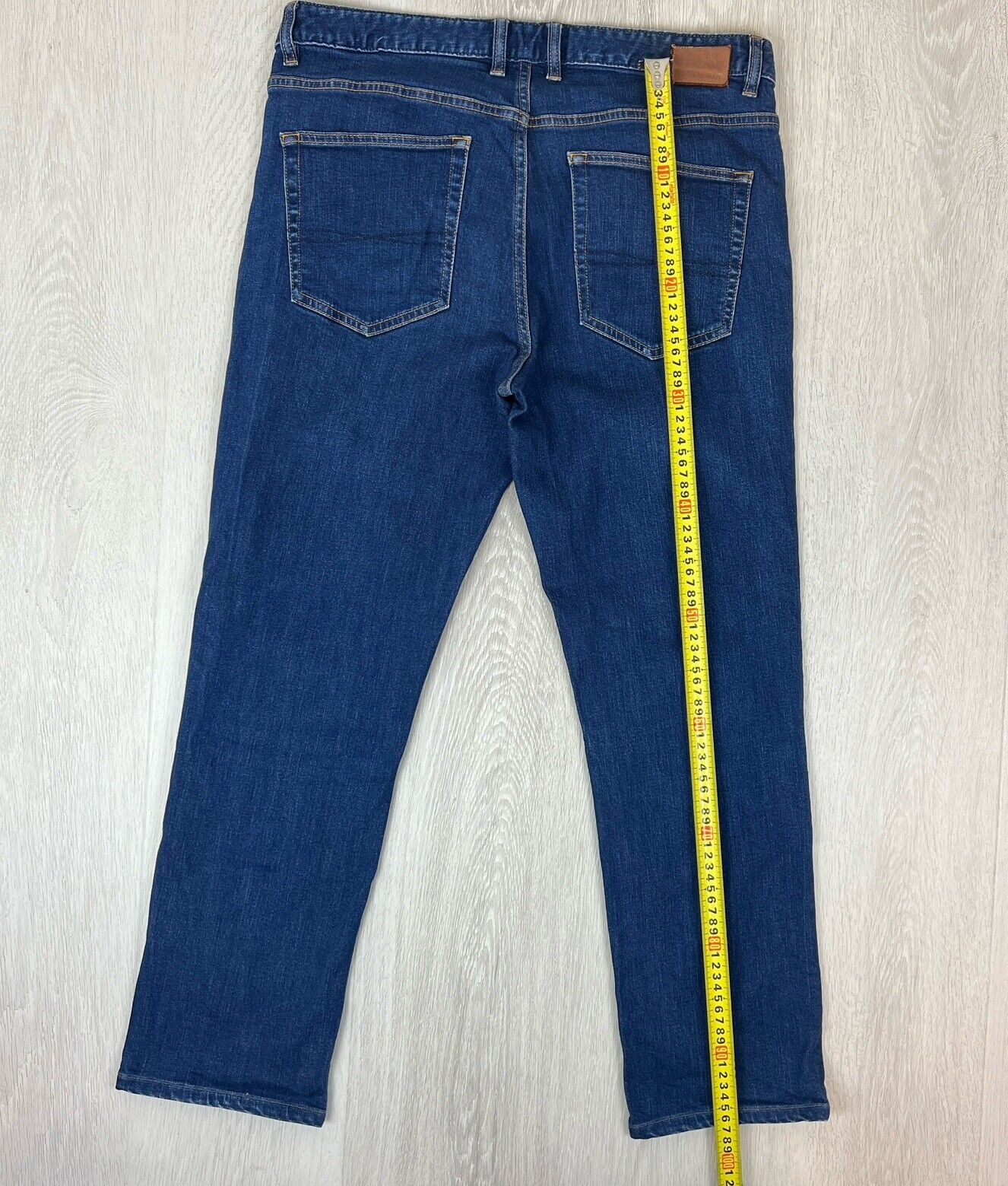 Gazman Mens Straight Stretch Denim Jeans Size 34