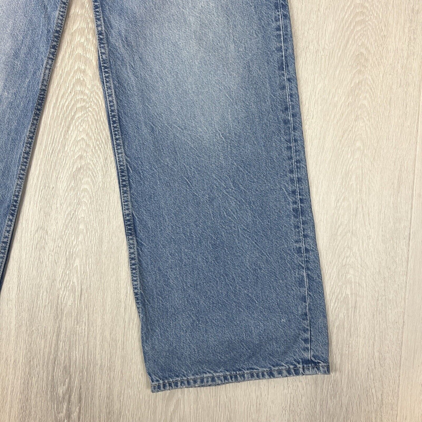 H&M &Denim Womens Baggy Wide Loose Fit Jeans Size 2 US