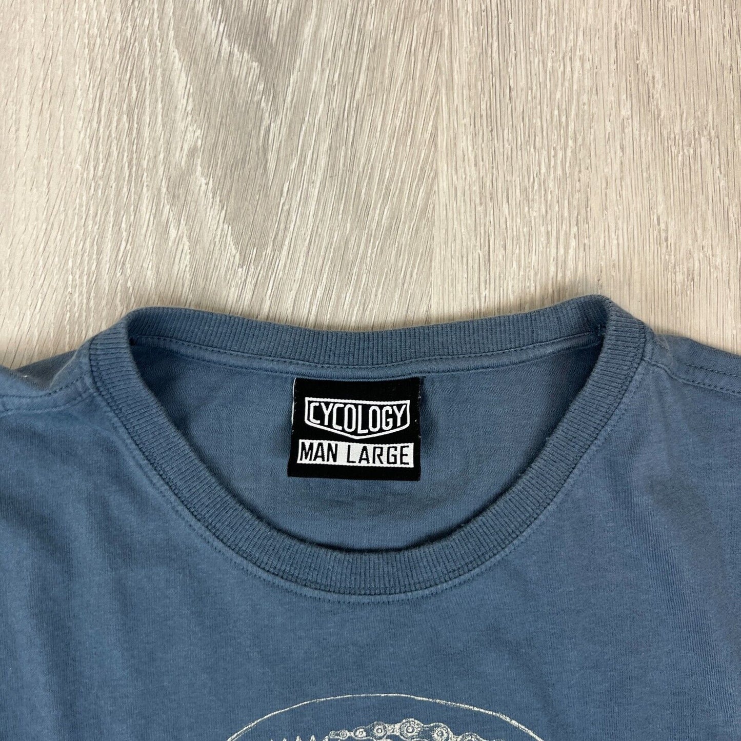 Cycology Mens Navy Blue Cycling T-Shirt Size Large