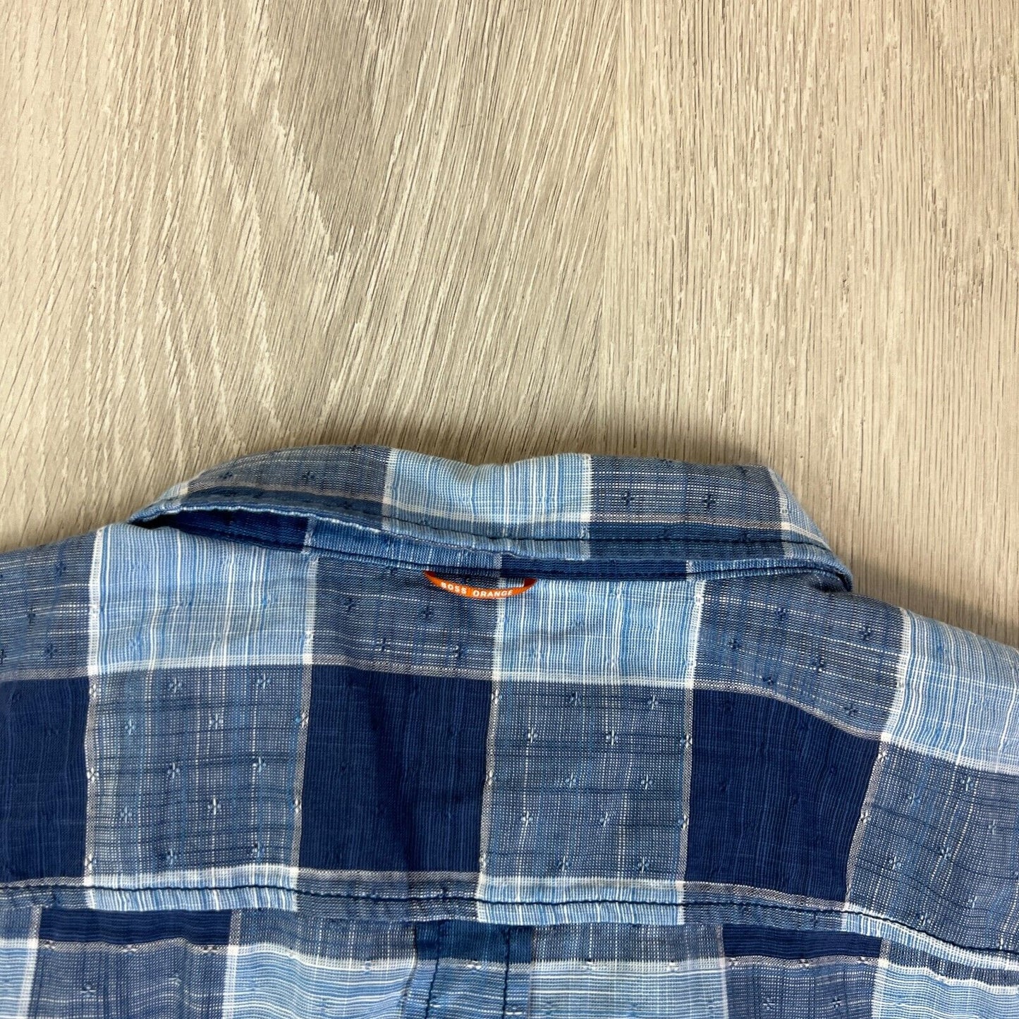 Hugo Boss Mens Short Sleeve Slim Fit Button Up Shirt Size XL