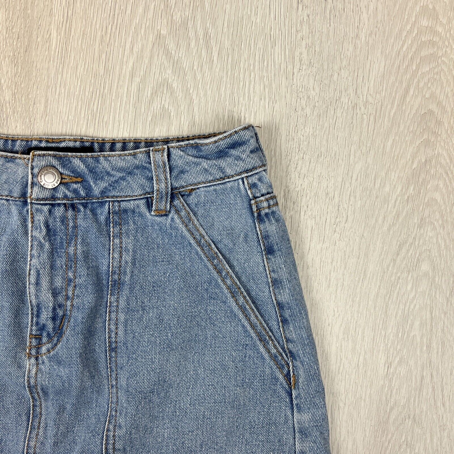 Jay Jays Womens Denim High Waisted Mini Skirt Size 10