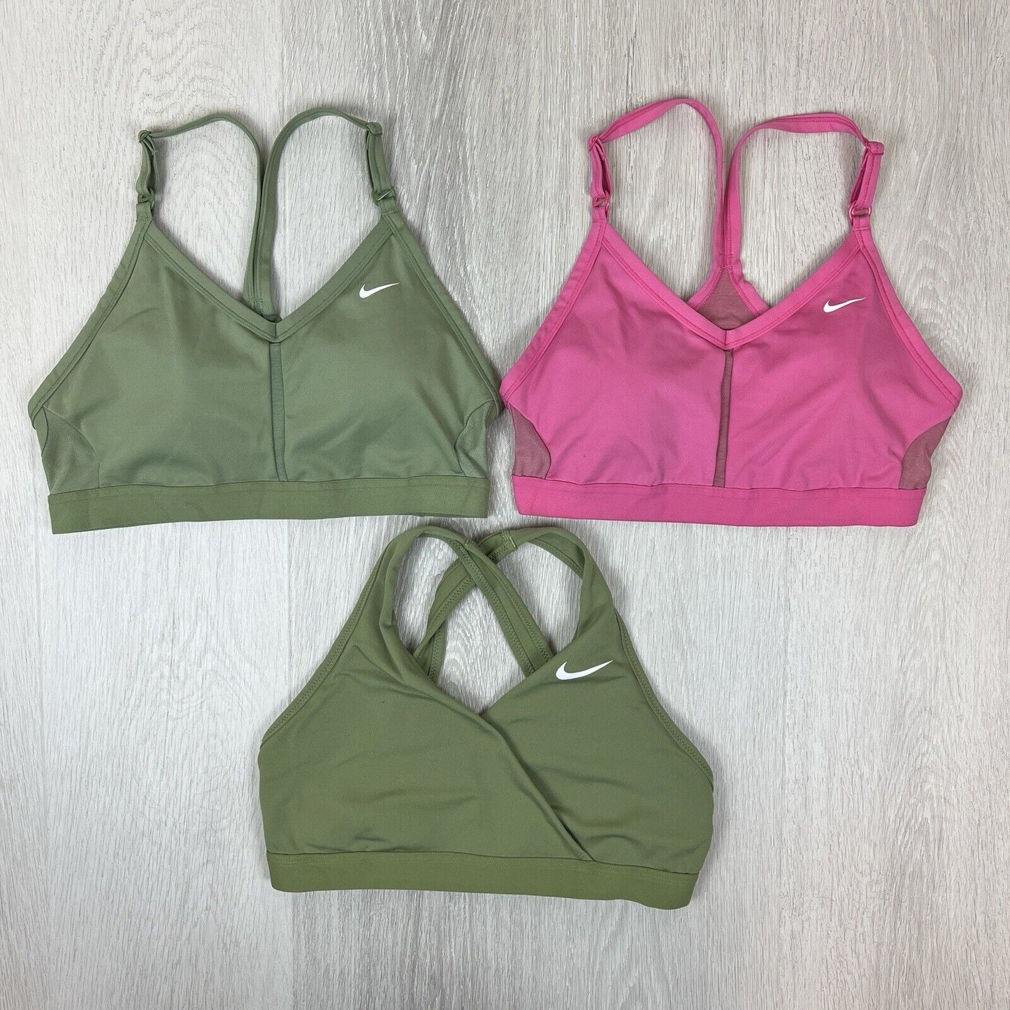 Womens Nike Dri-Fit Sports Bra Bundle Size Large (3 Pieces)