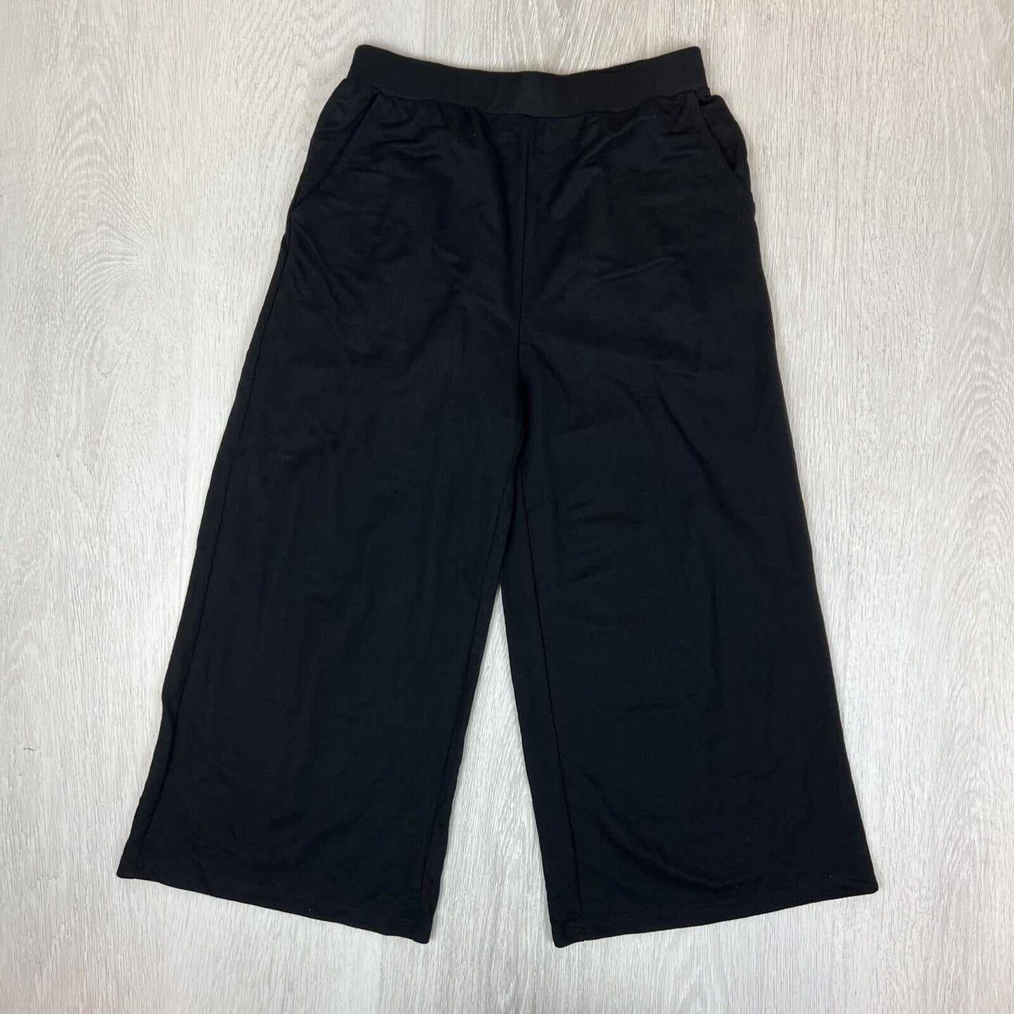 Cardina Womens Black Culottes Shorts Size Medium