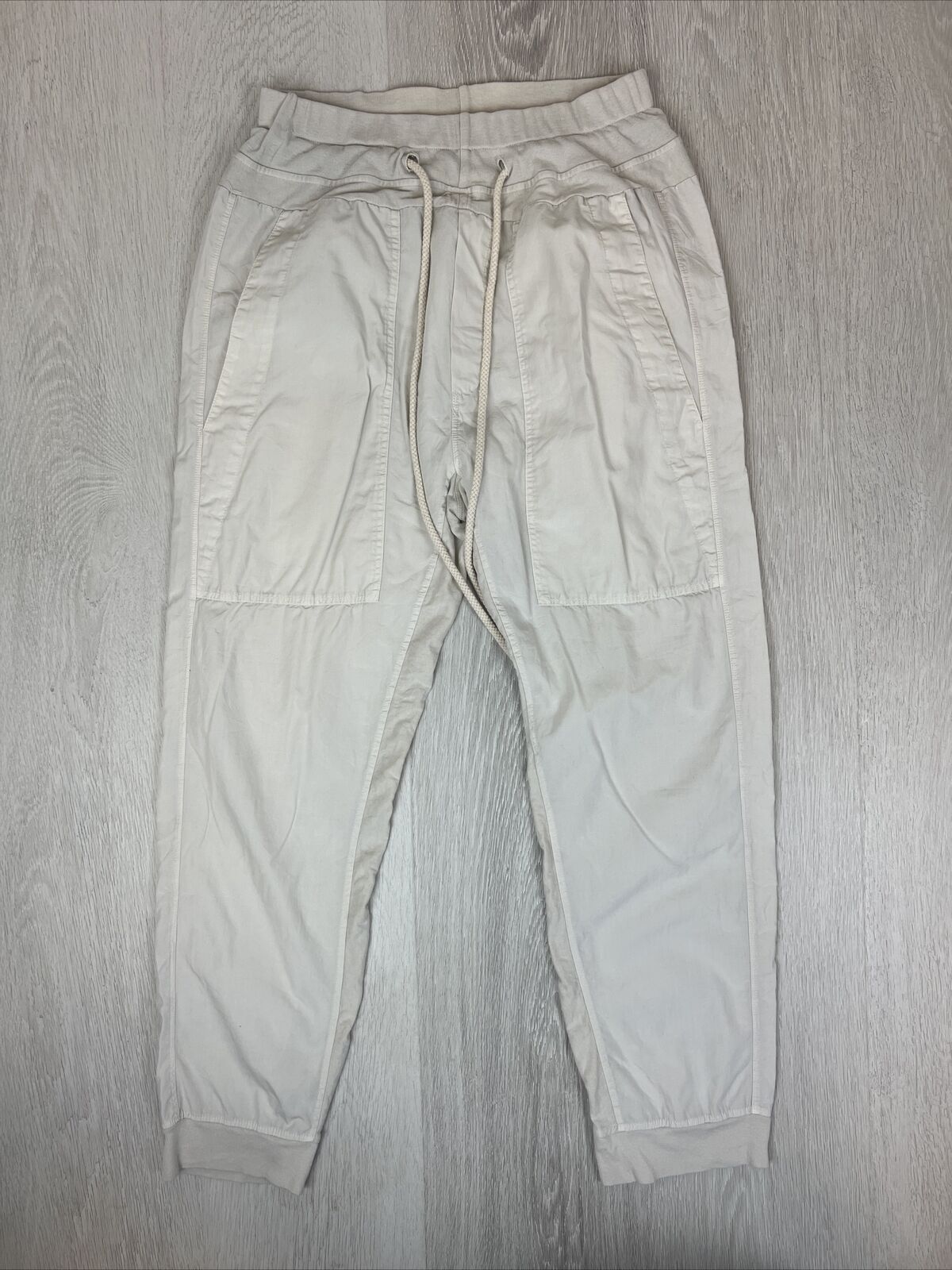 Bassike Womens Beige Jogger Pants Size Small