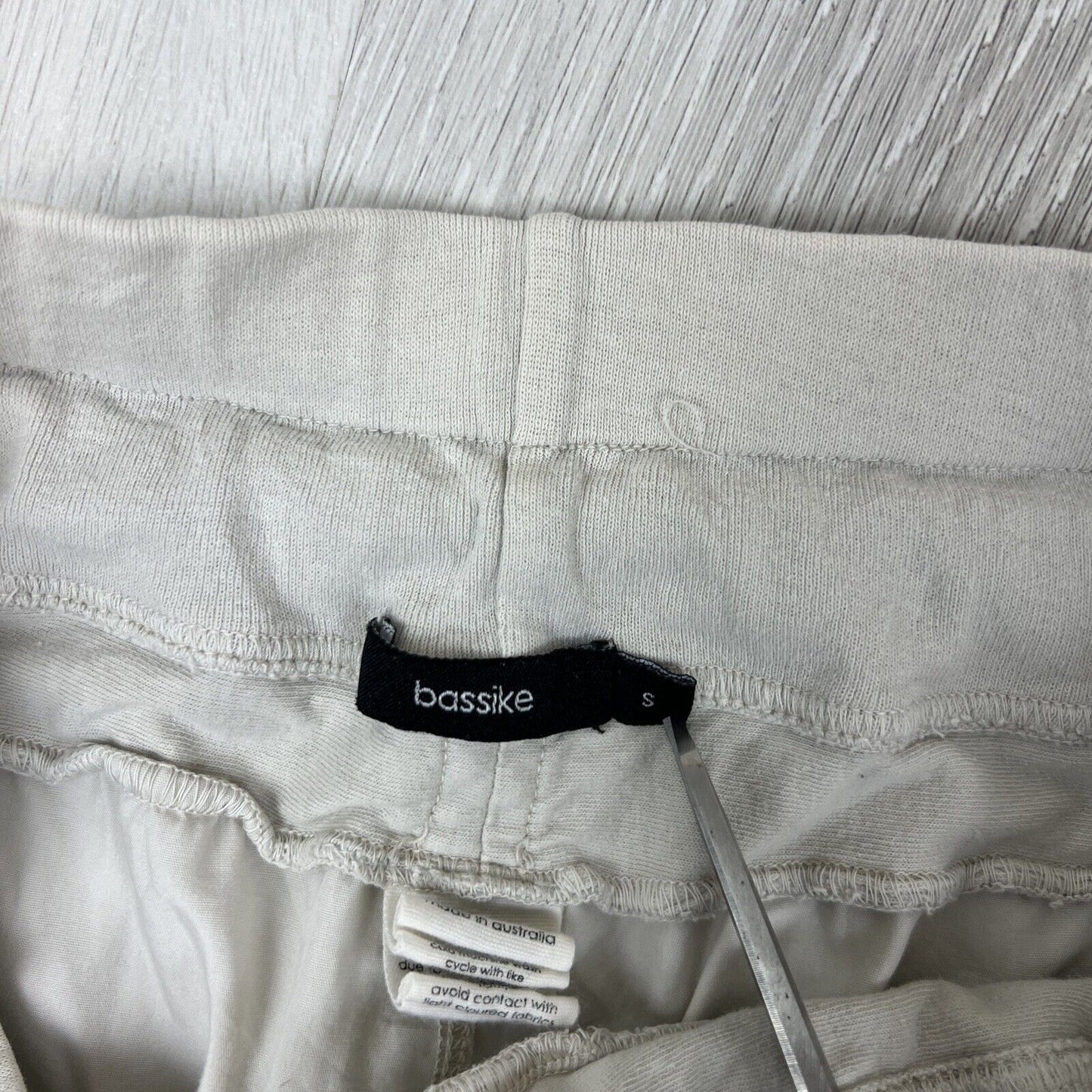 Bassike Womens Beige Jogger Pants Size Small