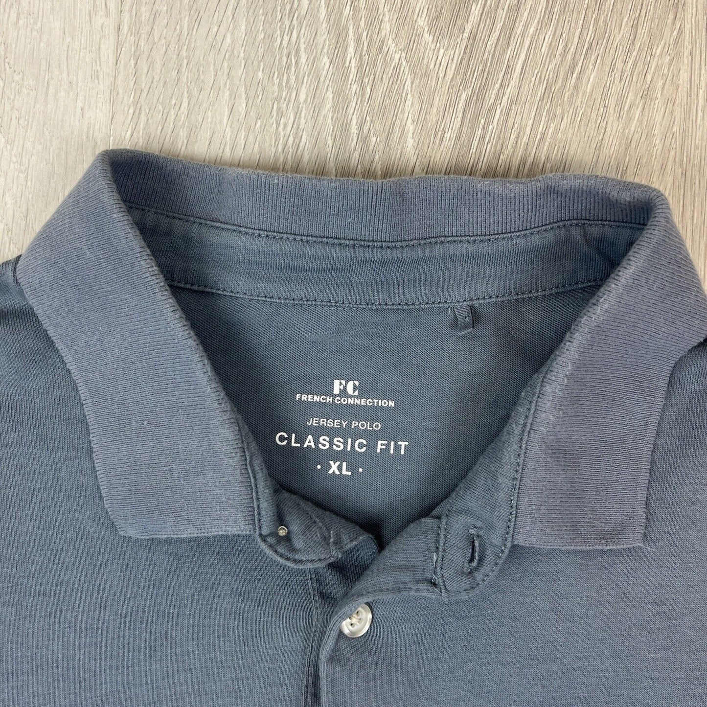 French Connection Mens Classic Fit Jersey Polo Shirt Size Large