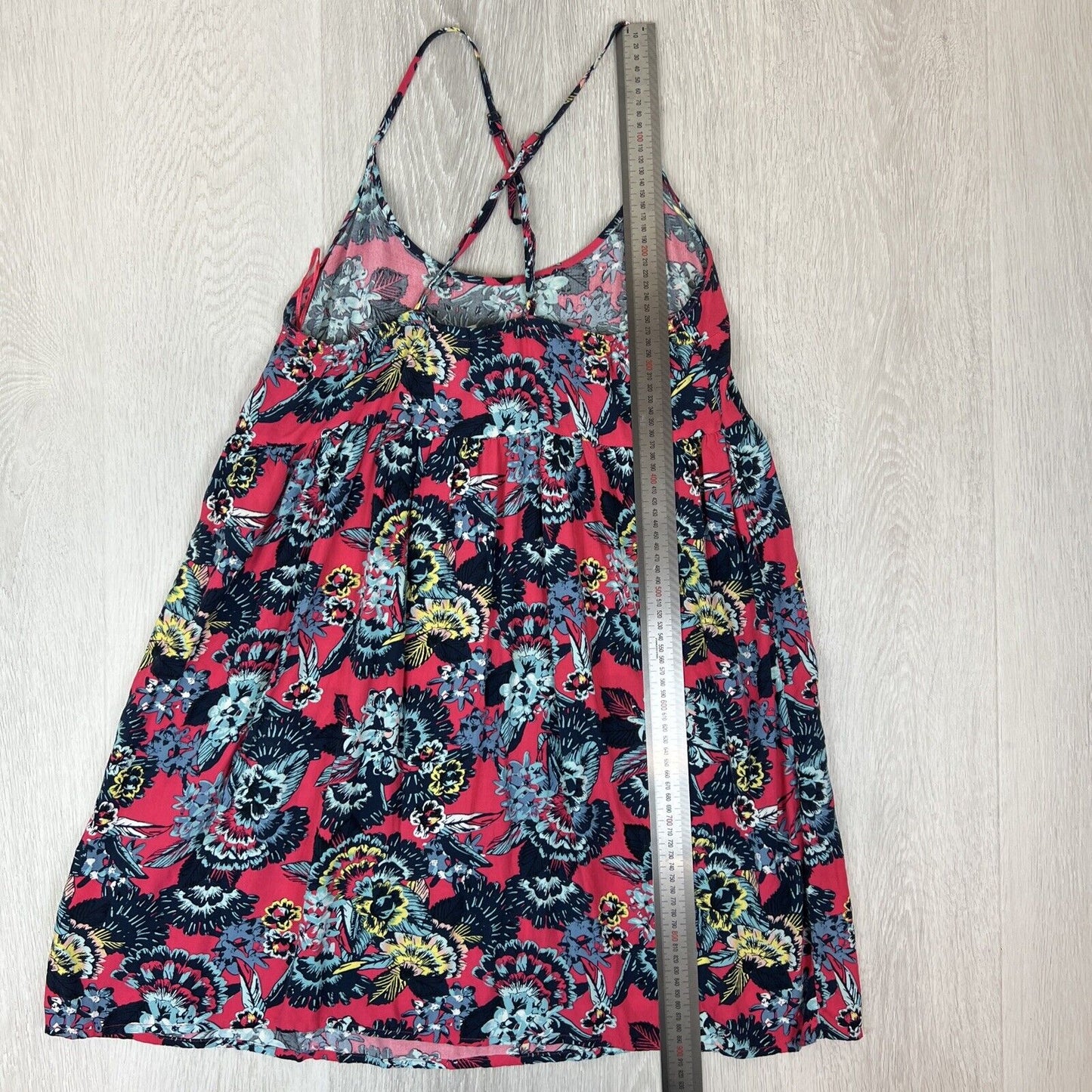 Roxy Womens Red Floral Mini Dress Size Large