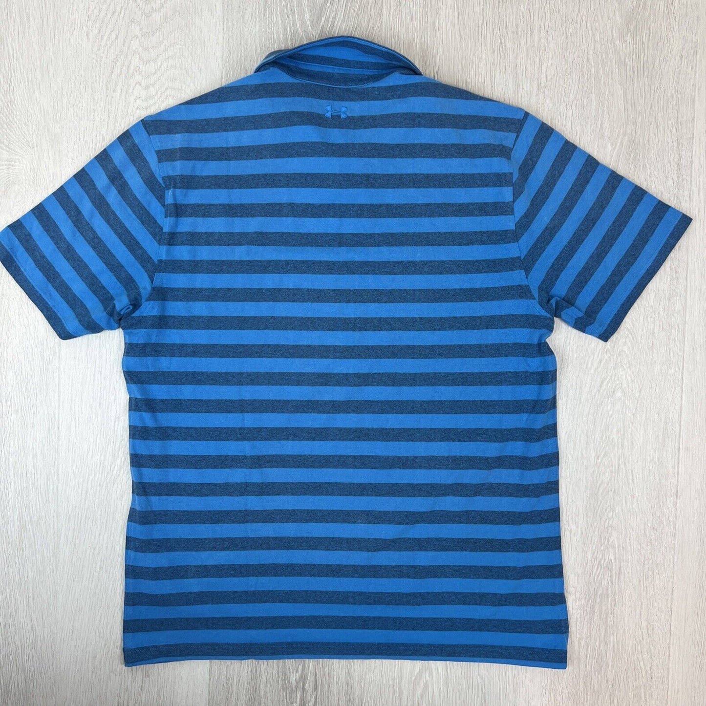 Under Armour Mens Striped Golf Polo Shirt Size Large