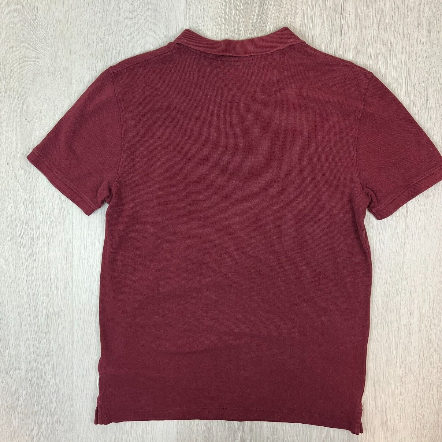 Wrangler Mens Maroon Polo Shirt Size Medium