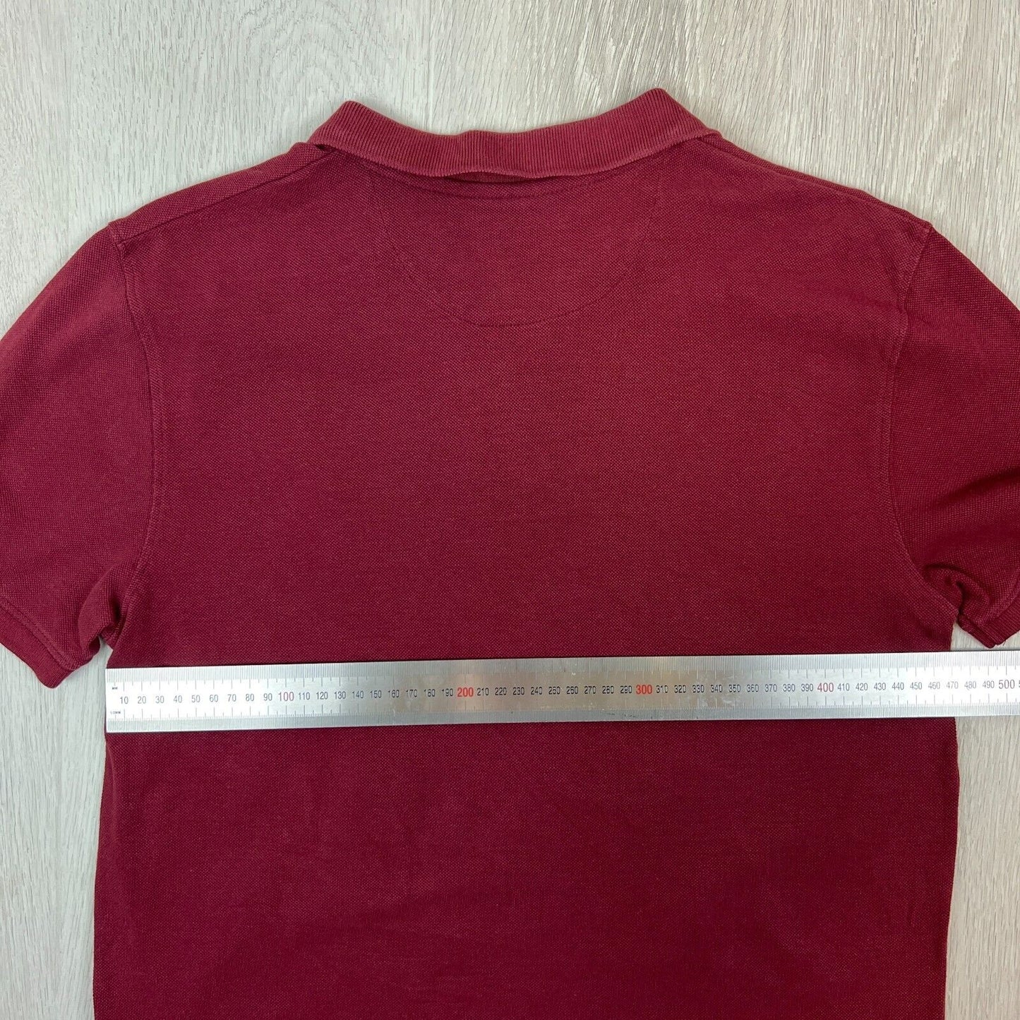 Wrangler Mens Maroon Polo Shirt Size Medium