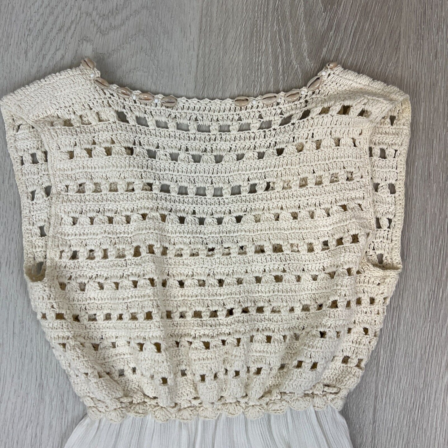Womens Summer Crocheted Beach Dress Size XS/S Approx