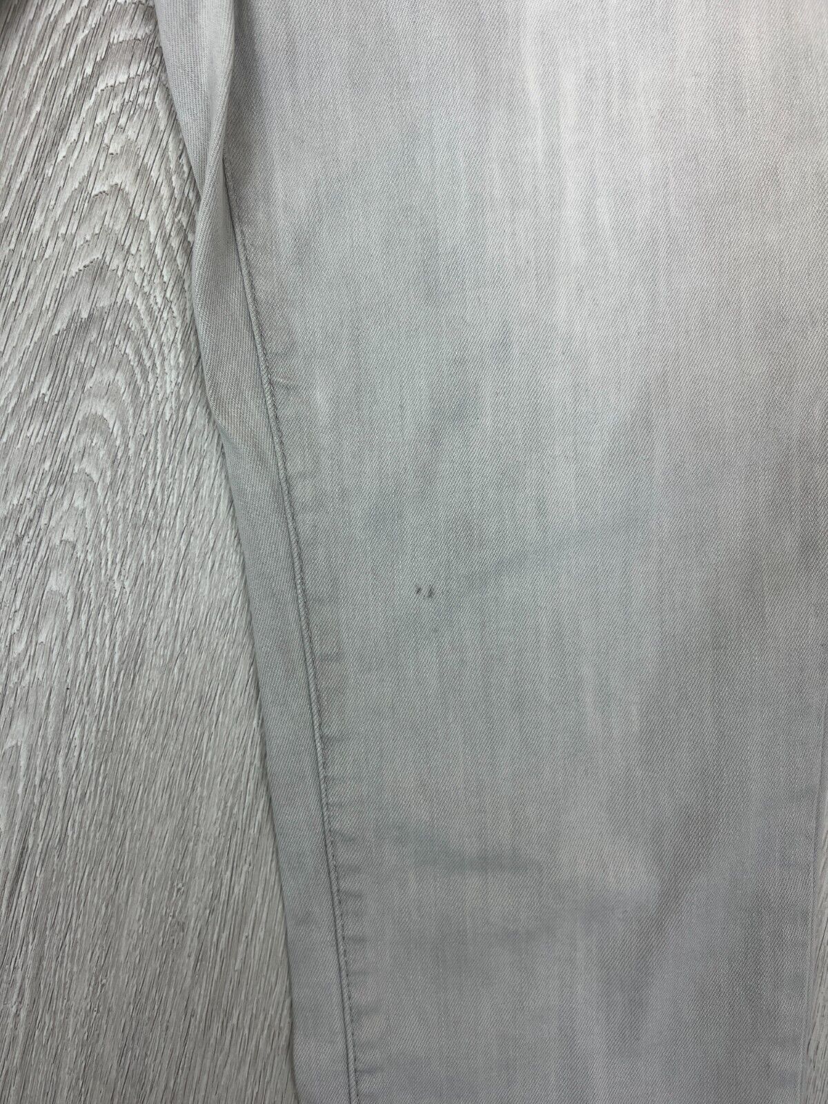 Levis Womens Skinny 511 Grey Denim Jeans Size 10