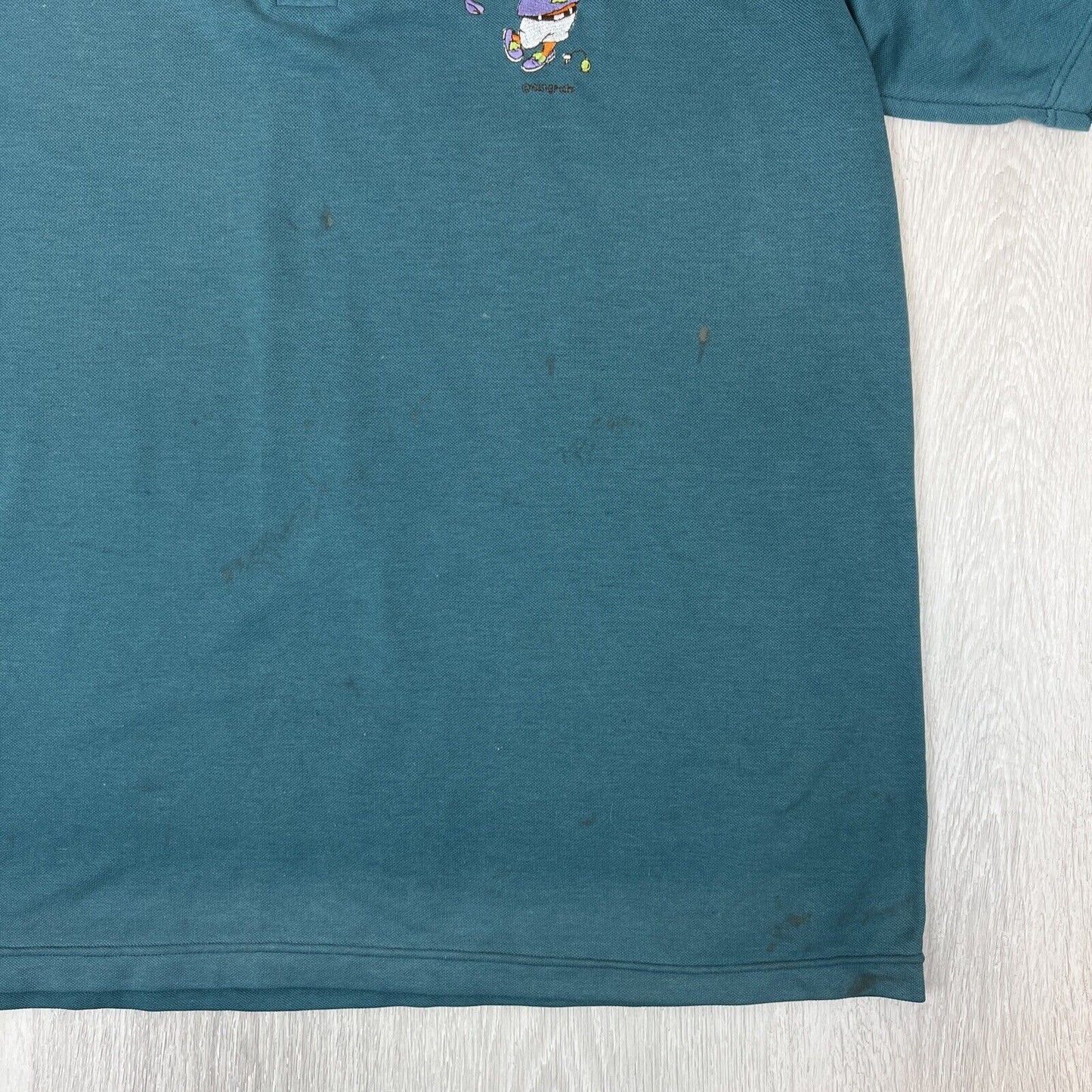 Vintage Bonds Mens Yogi Bear Golf Embroidered Polo Shirt Size XL