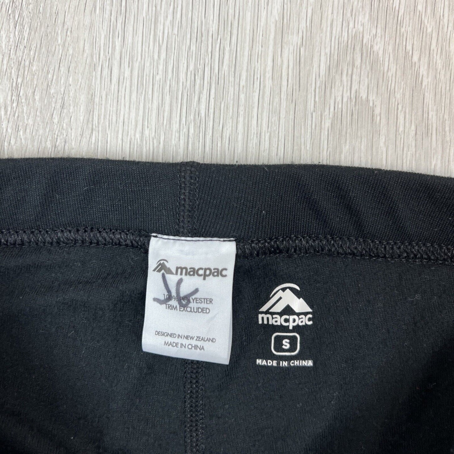 MacPac Womens Black Underlayer Thermal Leggings Size Small