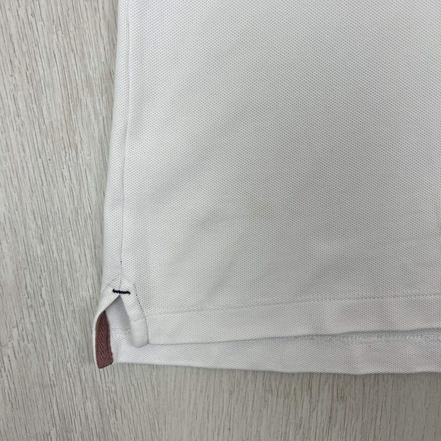 Nautica Mens White Polo Shirt Deck Shirt Classic Fit Size XL