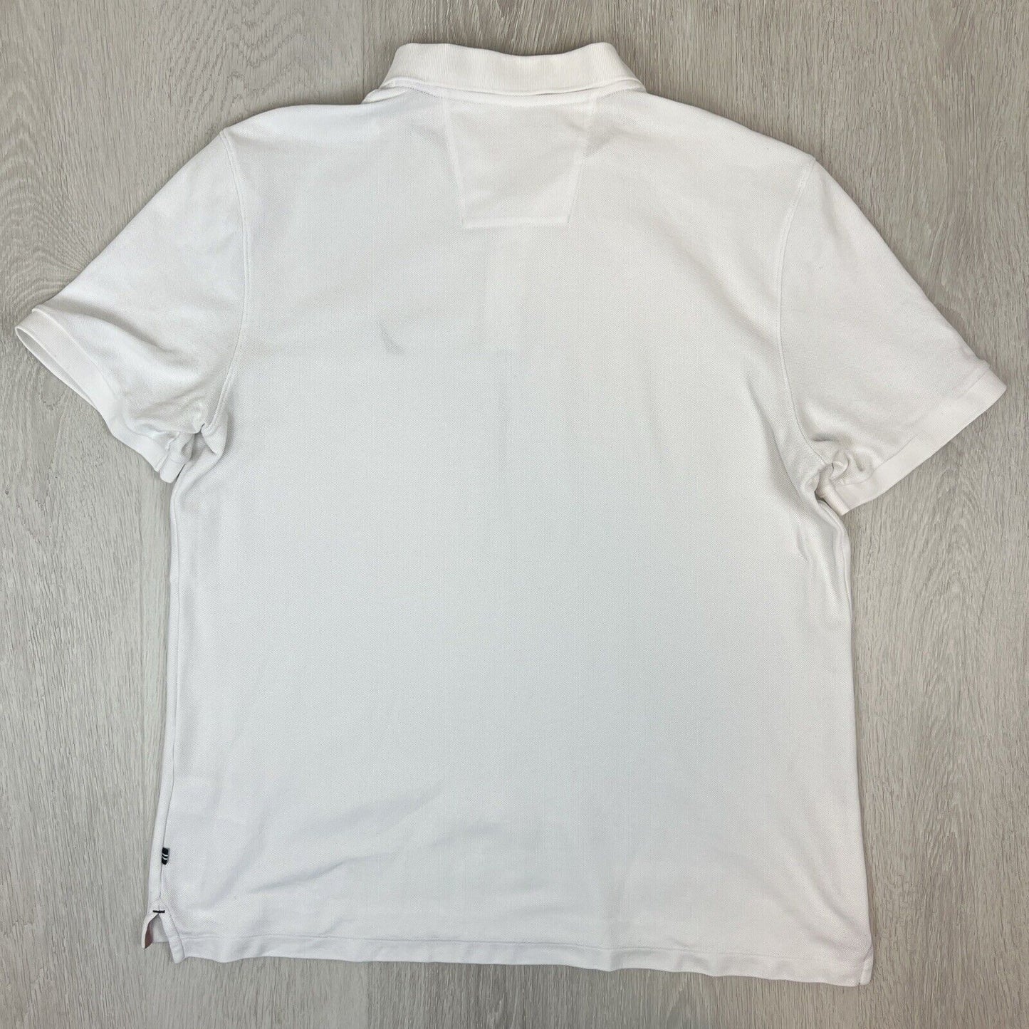 Nautica Mens White Polo Shirt Deck Shirt Classic Fit Size XL