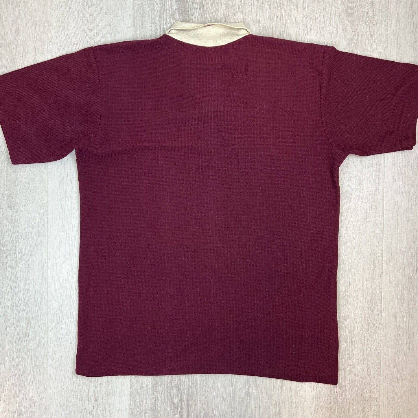 Vintage Mens NEC Visual Display 30 Years Maroon Polo Shirt Size XL approx