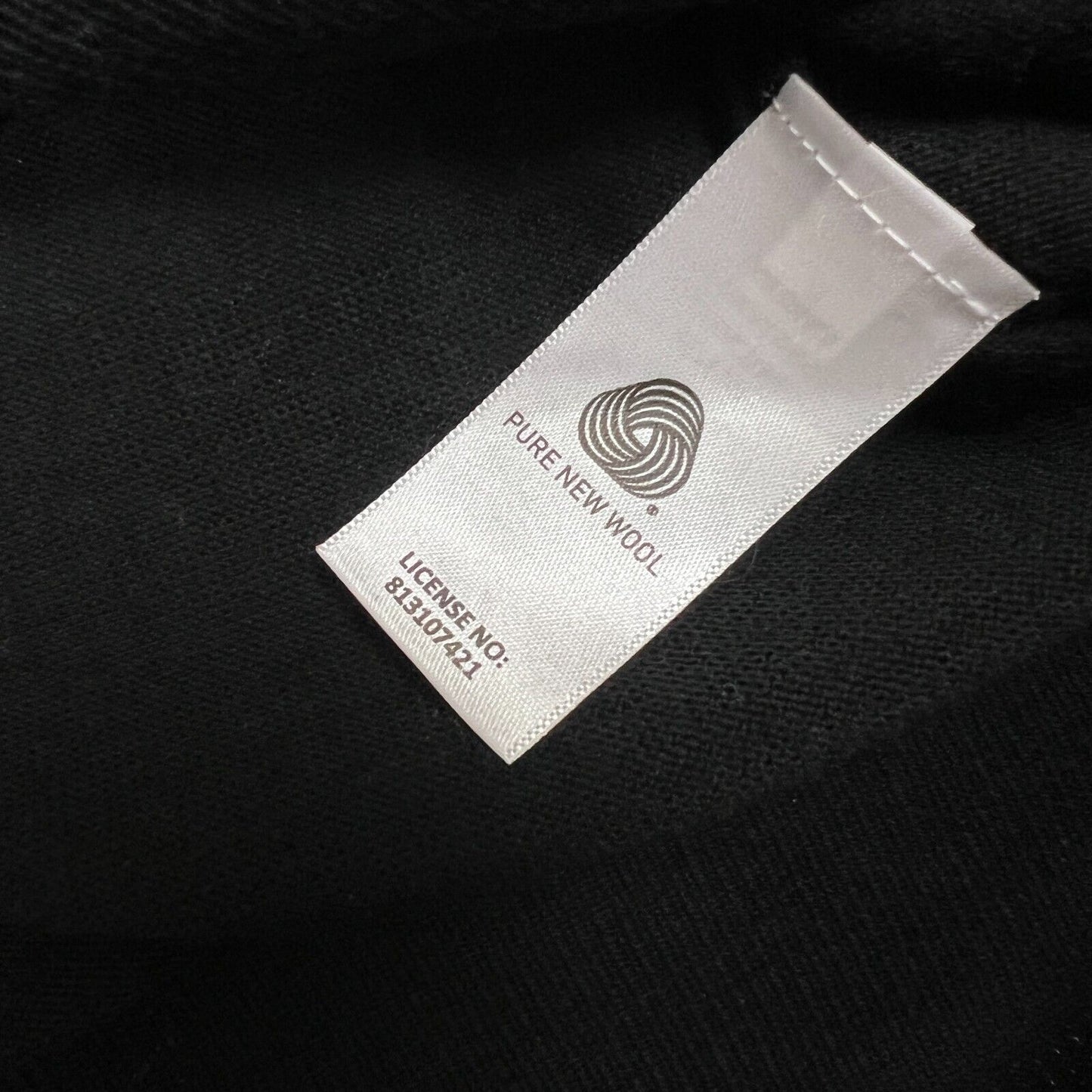 Preview Womens Black Australian Merino Wool Cardigan Size Large