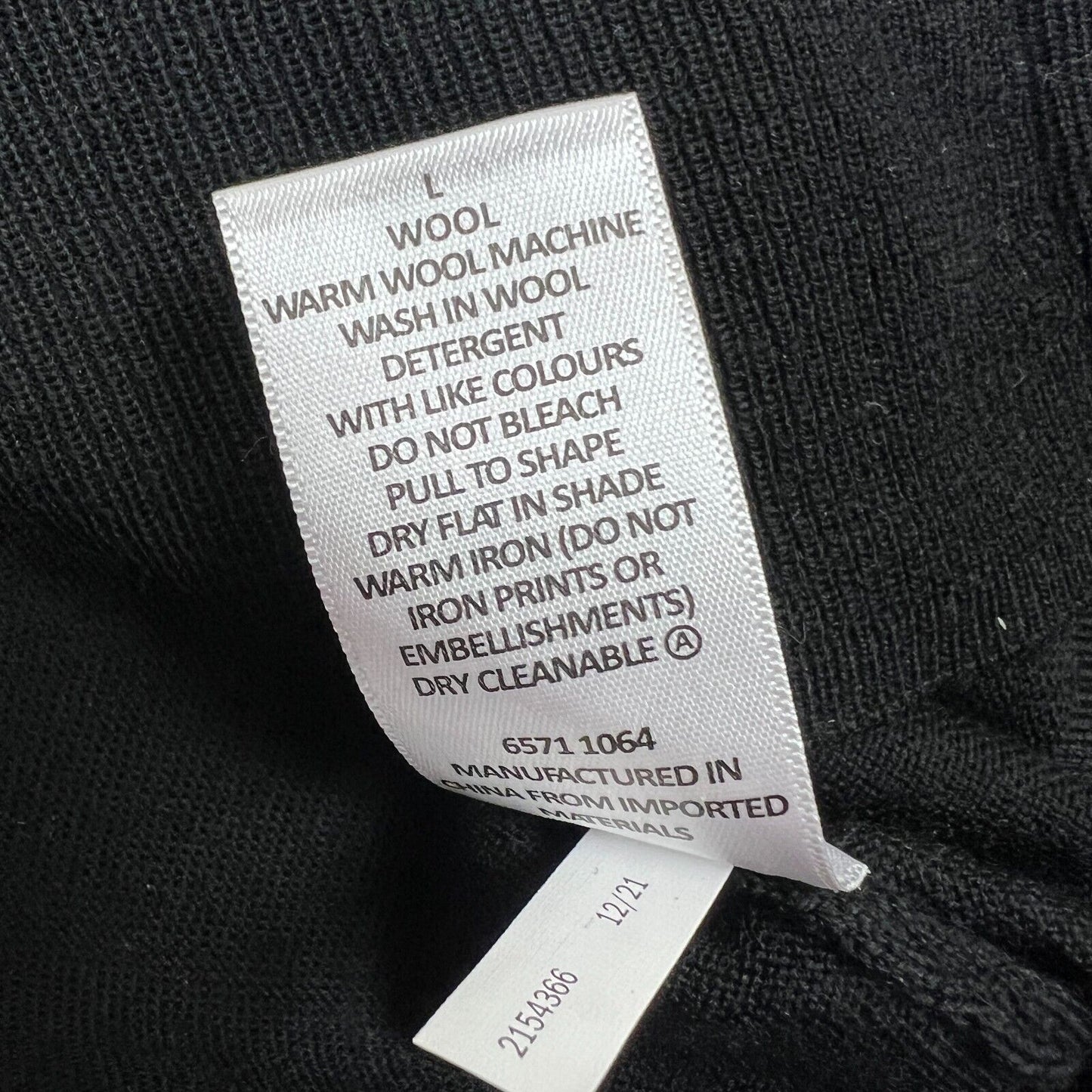 Preview Womens Black Australian Merino Wool Cardigan Size Large